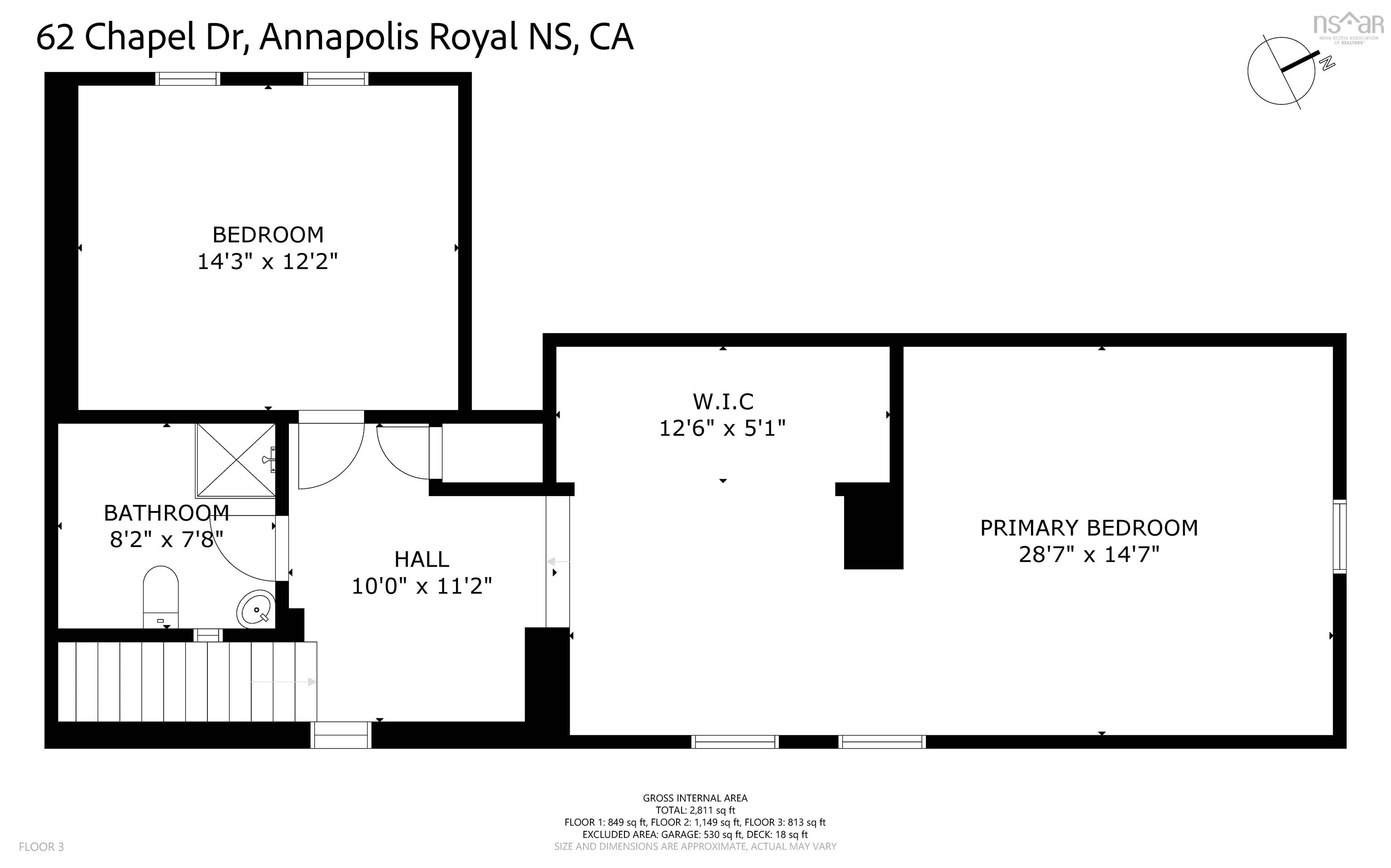62 Chapel Street, Annapolis Royal Ns B0s 1a0, 2 Bedrooms Bedrooms, ,2 BathroomsBathrooms,Residential,For Sale,Chapel,202506211