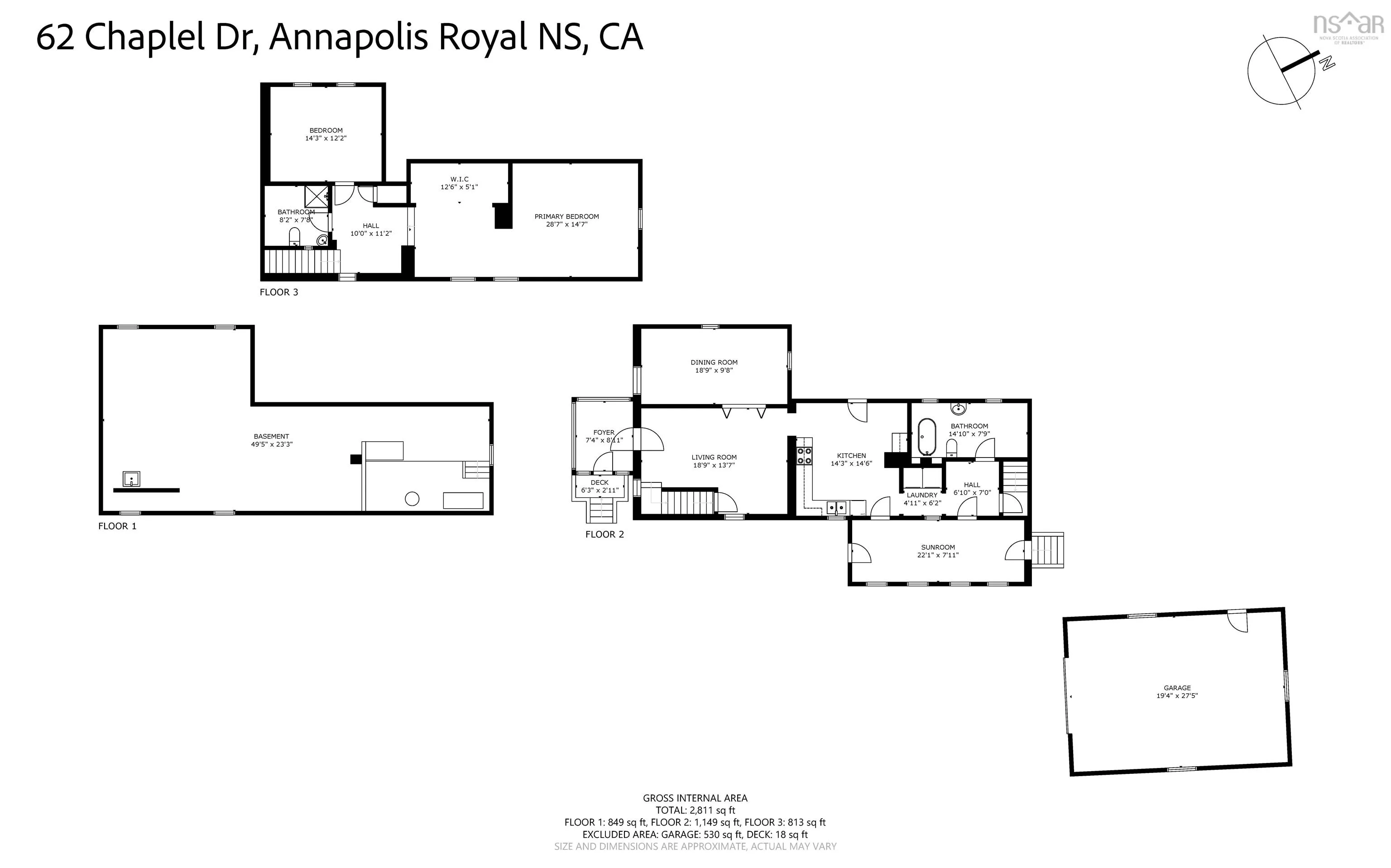 62 Chapel Street, Annapolis Royal Ns B0s 1a0, 2 Bedrooms Bedrooms, ,2 BathroomsBathrooms,Residential,For Sale,Chapel,202506211