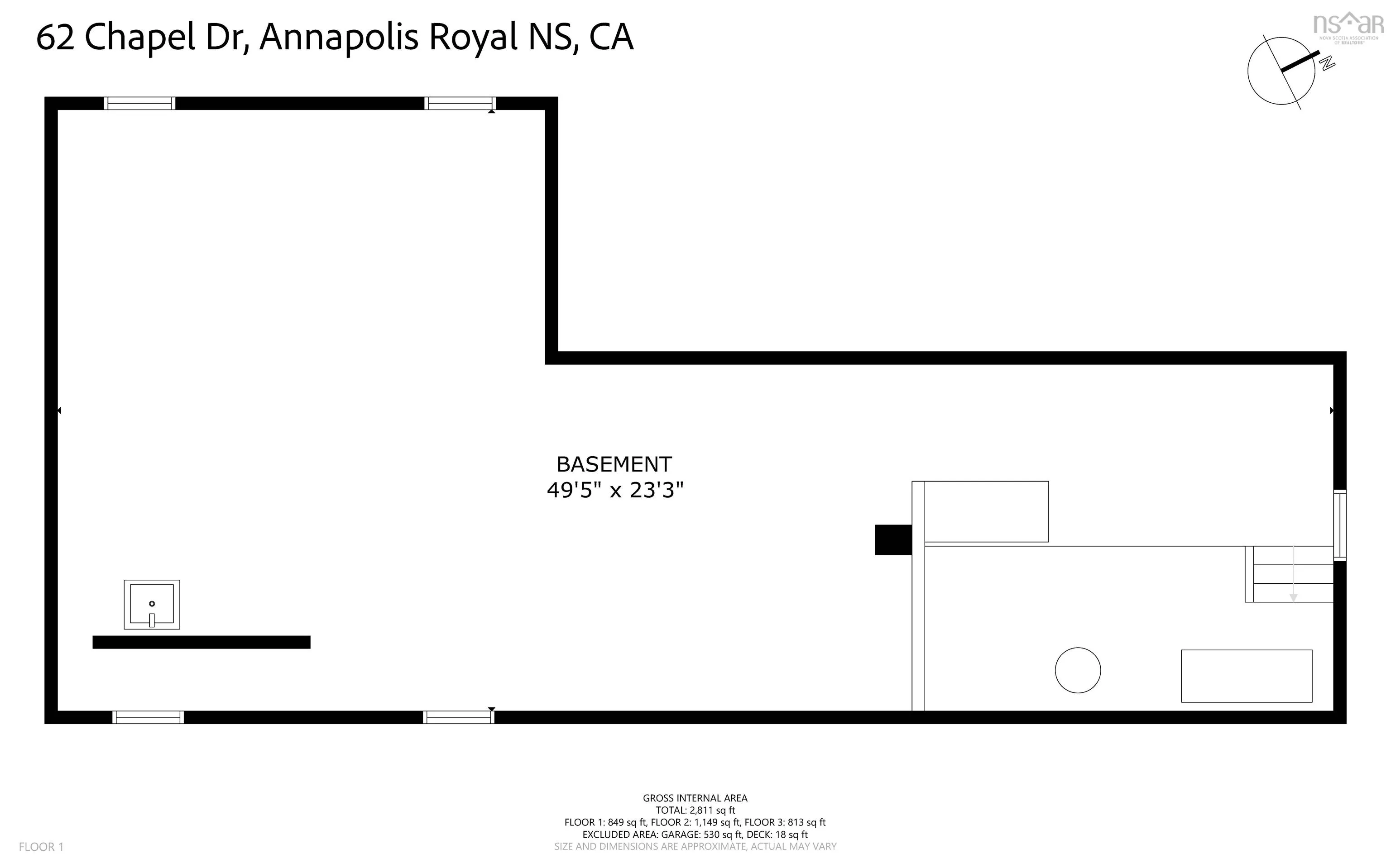 62 Chapel Street, Annapolis Royal Ns B0s 1a0, 2 Bedrooms Bedrooms, ,2 BathroomsBathrooms,Residential,For Sale,Chapel,202506211