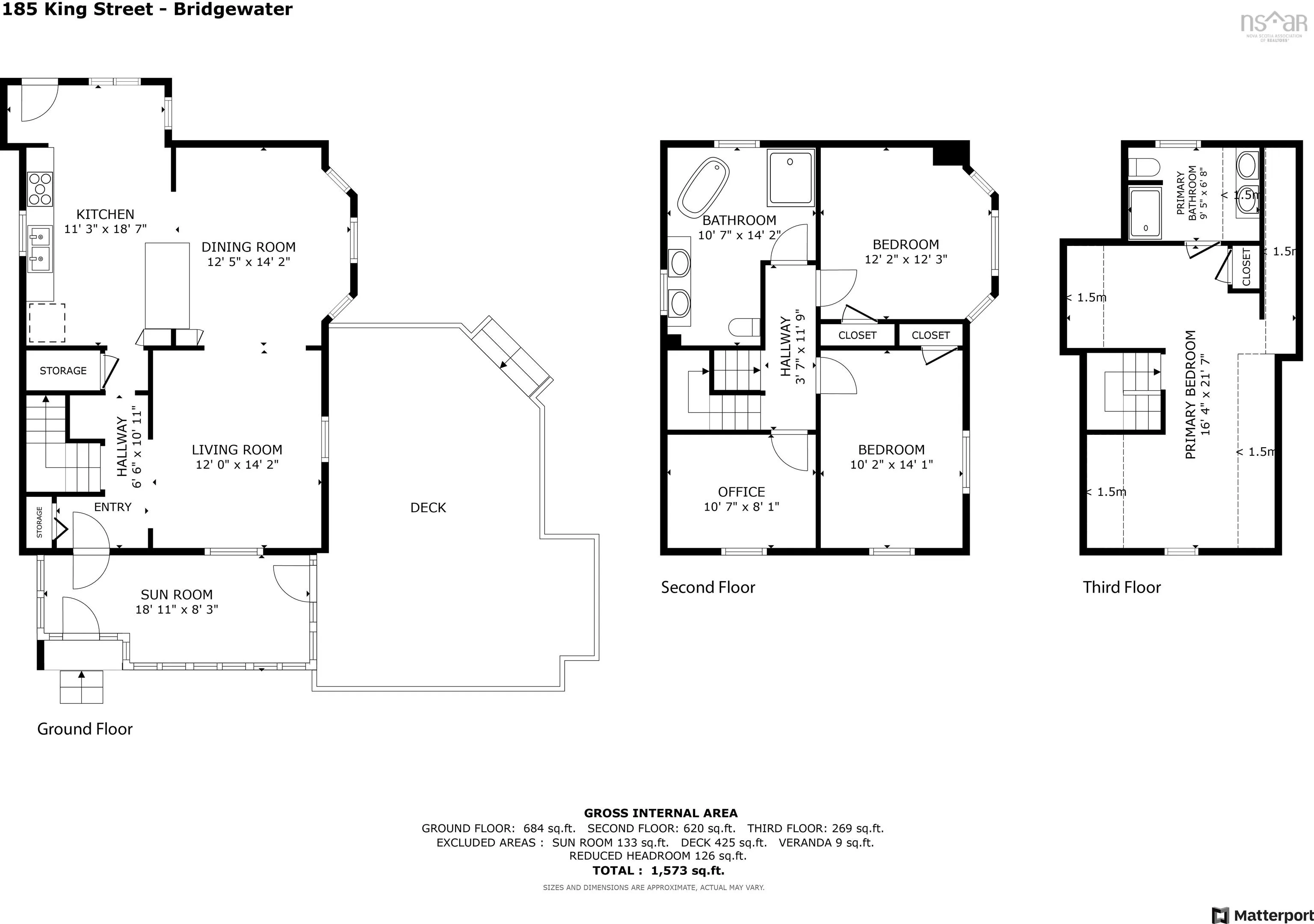 185 King Street, Bridgewater, NS B4V 1A5, 4 Bedrooms Bedrooms, ,2 BathroomsBathrooms,Residential,For Sale,King,202517623