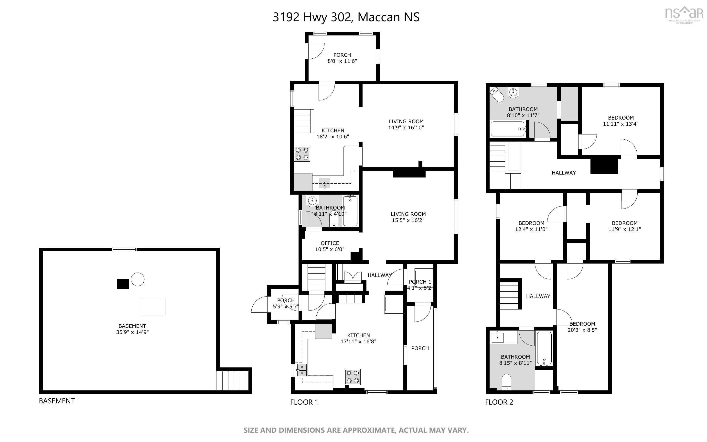 3192 302 Highway, Maccan, NS B0L 1B0, 5 Bedrooms Bedrooms, ,3 BathroomsBathrooms,Residential,For Sale,302,202521921