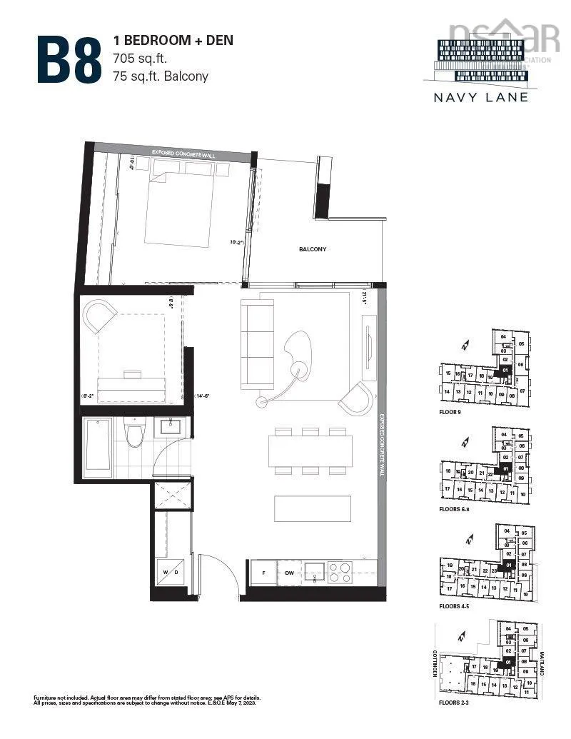 601-2250 Maitland Street, Halifax Ns B3k 2z9, 1 Bedroom Bedrooms, ,1 BathroomBathrooms,Residential,For Sale,Maitland,202416800