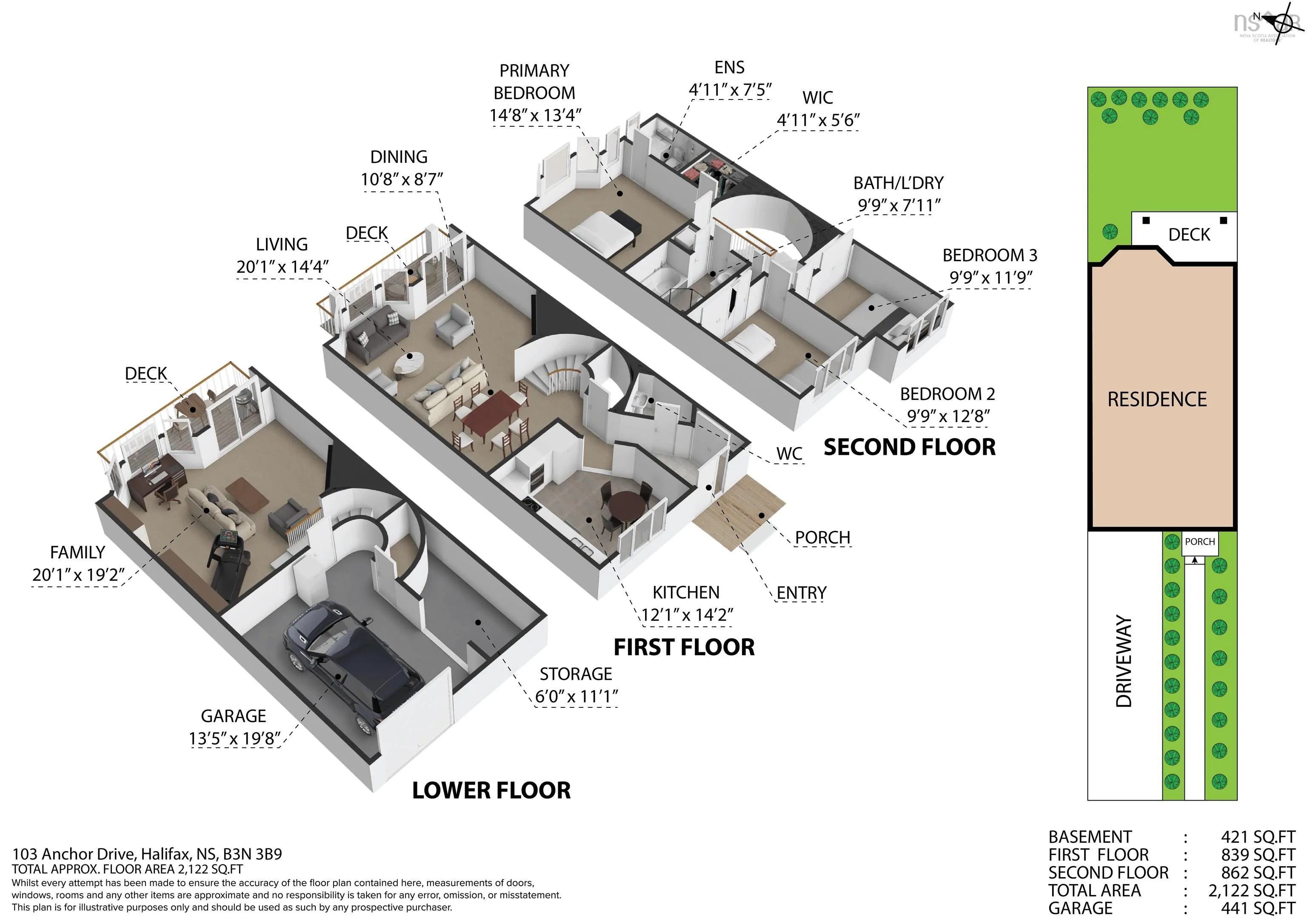 103 Anchor Drive, Regatta Point, NS B3N 3B9, 3 Bedrooms Bedrooms, ,3 BathroomsBathrooms,Residential,For Sale,Anchor,202520588