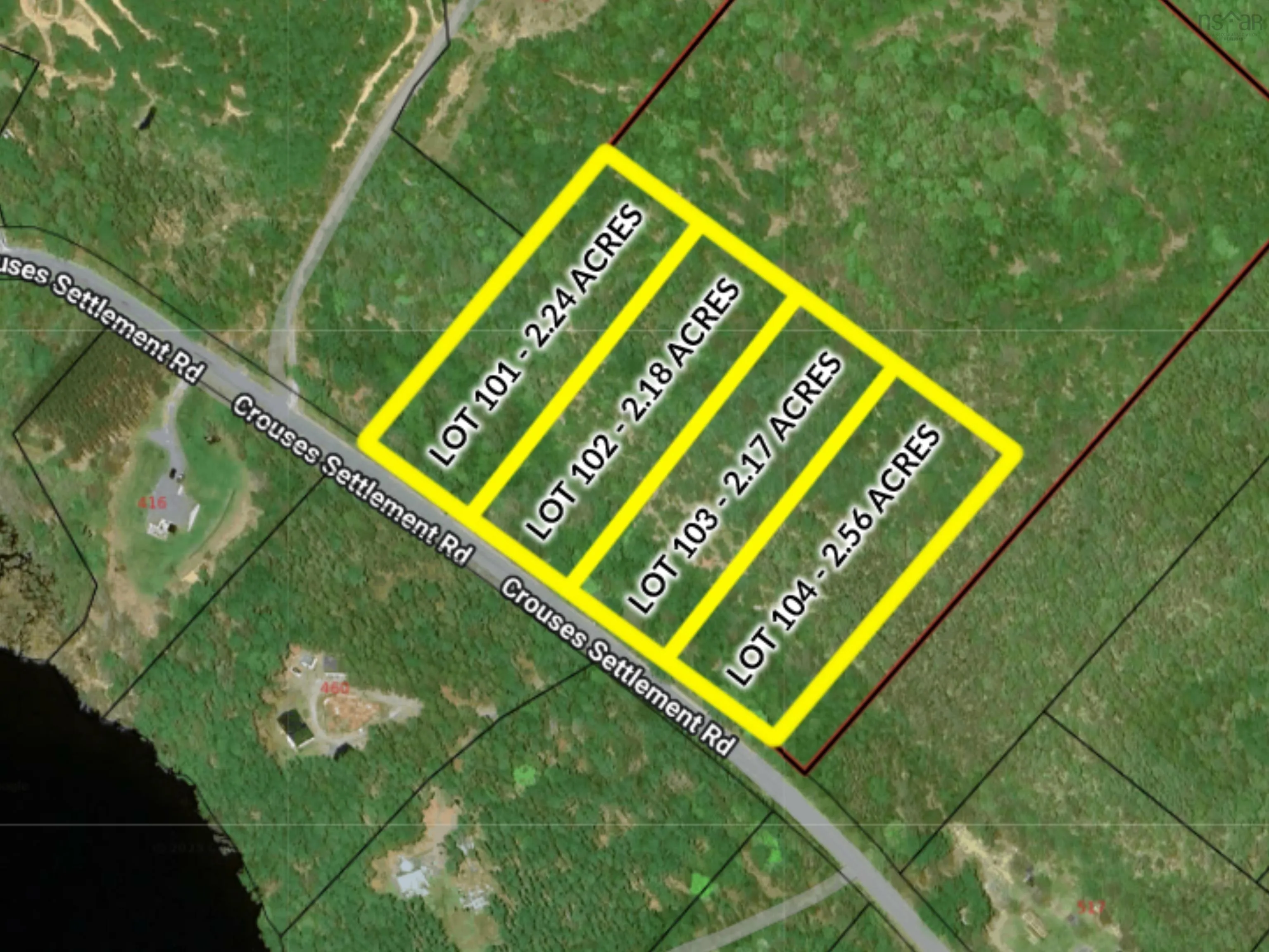 Crouses Settlement Road Lot 104, Crouses Settlement, NS B0J 2C0, ,Land,For Sale,Crouses Settlement,202519477