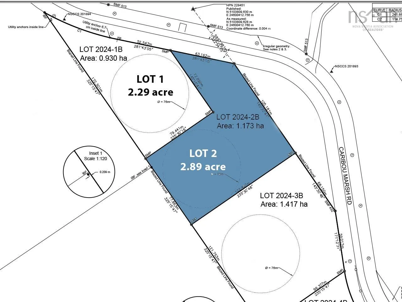 Lot 2024-2 Caribou Marsh Road, Mira Ns B1m 1b4, ,Land,For Sale,Caribou Marsh Road,202416826