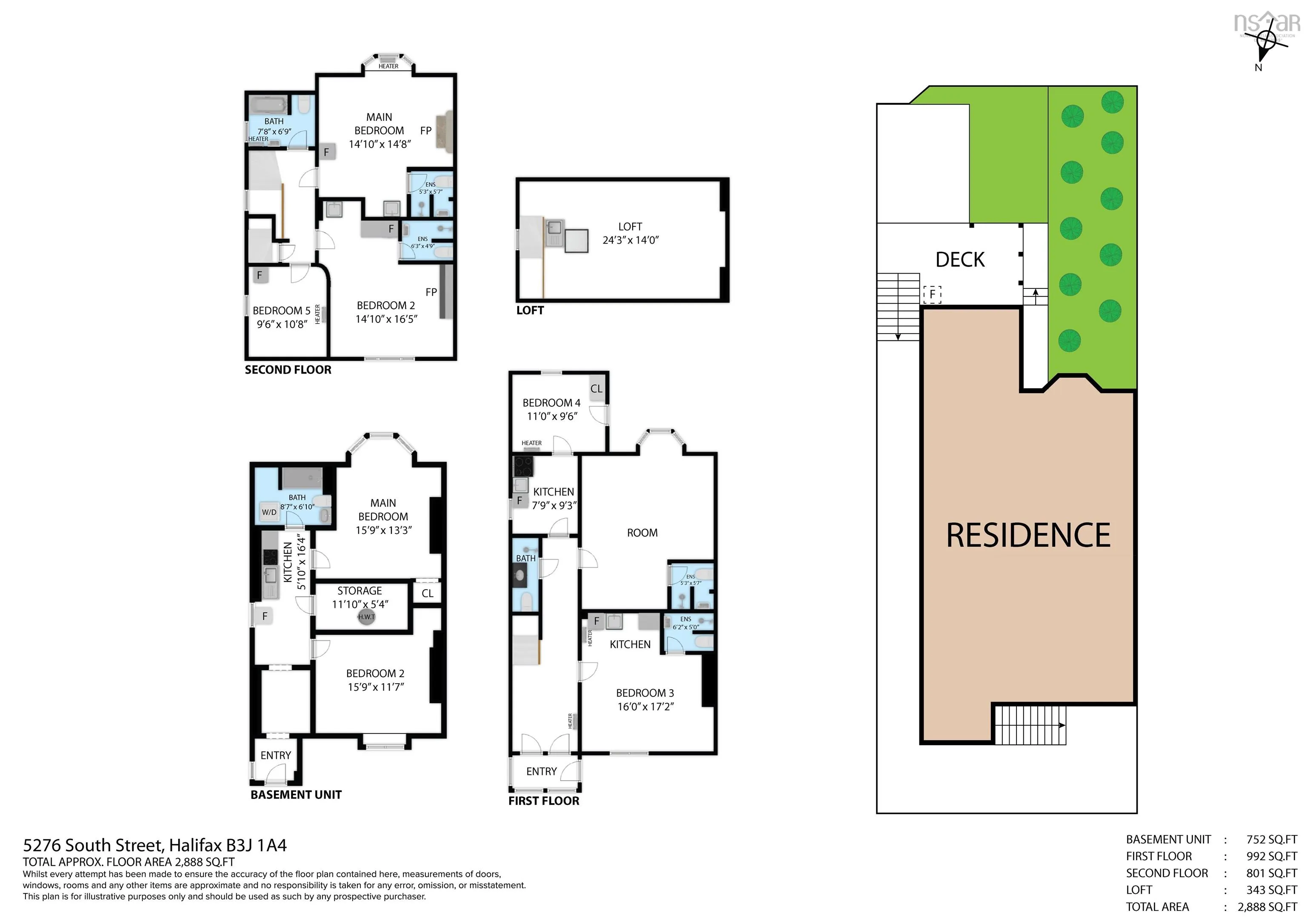 5276 South Street, Halifax Peninsula Ns B3j 1a4, 6 Bedrooms Bedrooms, ,Residential Income,For Sale,South,202413414