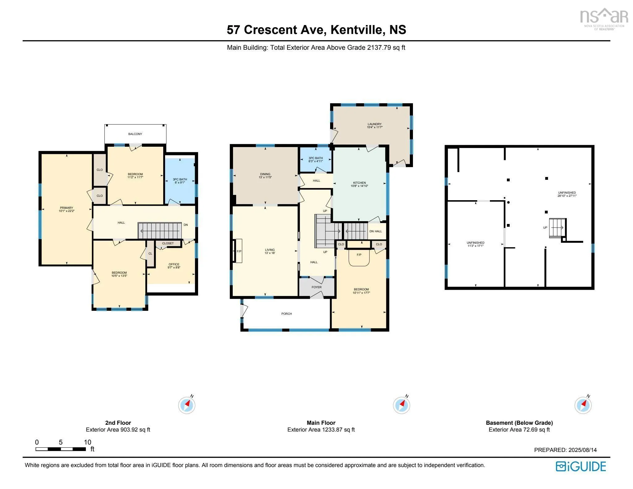 57 Crescent Avenue, Kentville, NS B4N 1R1, 4 Bedrooms Bedrooms, ,2 BathroomsBathrooms,Residential,For Sale,Crescent,202520790