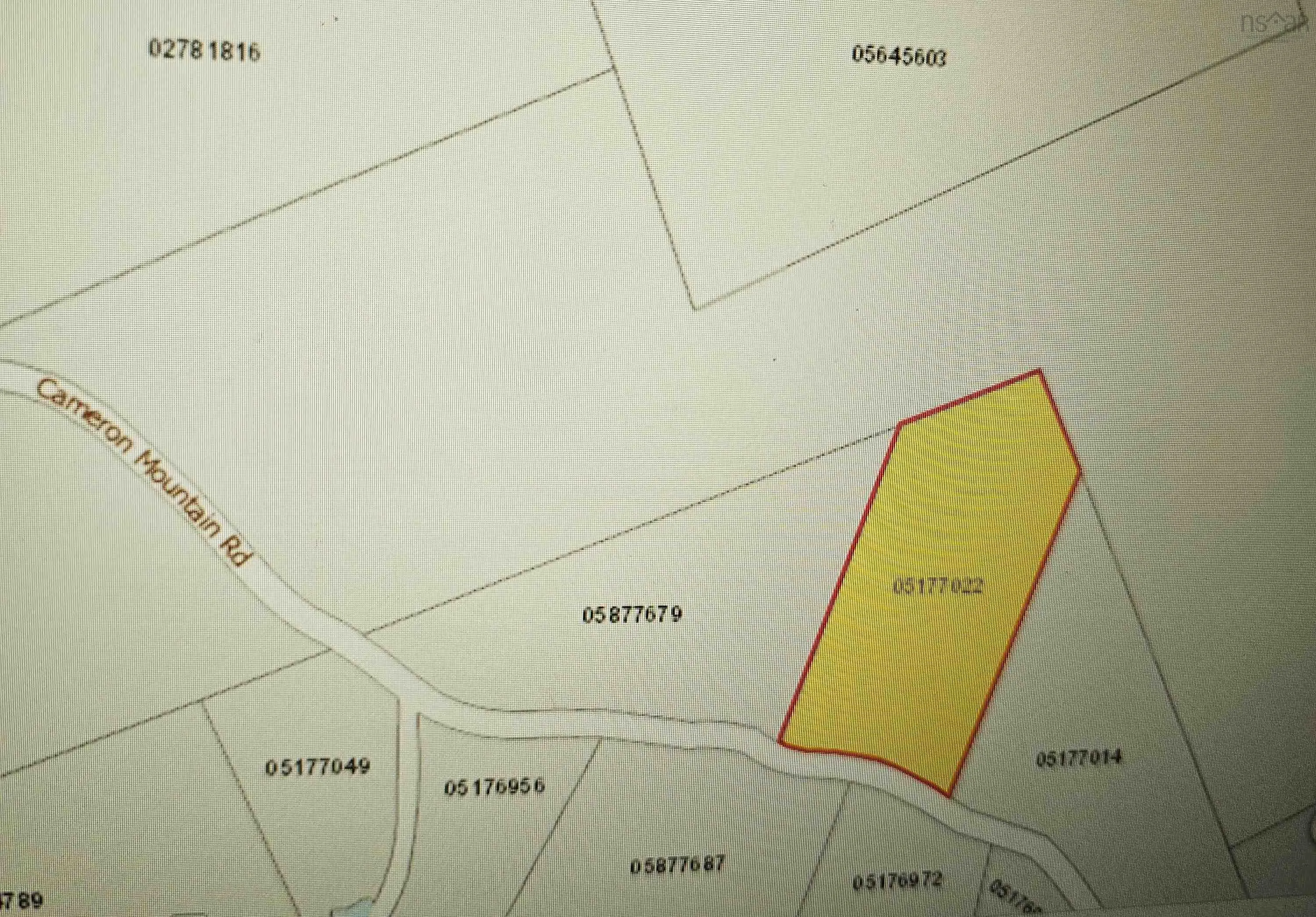 Lot 9 Cameron Mountain/thibeau Road, Dundee Ns B0e 3l0, ,Land,For Sale,Cameron Mountain/Thibeau,202425044
