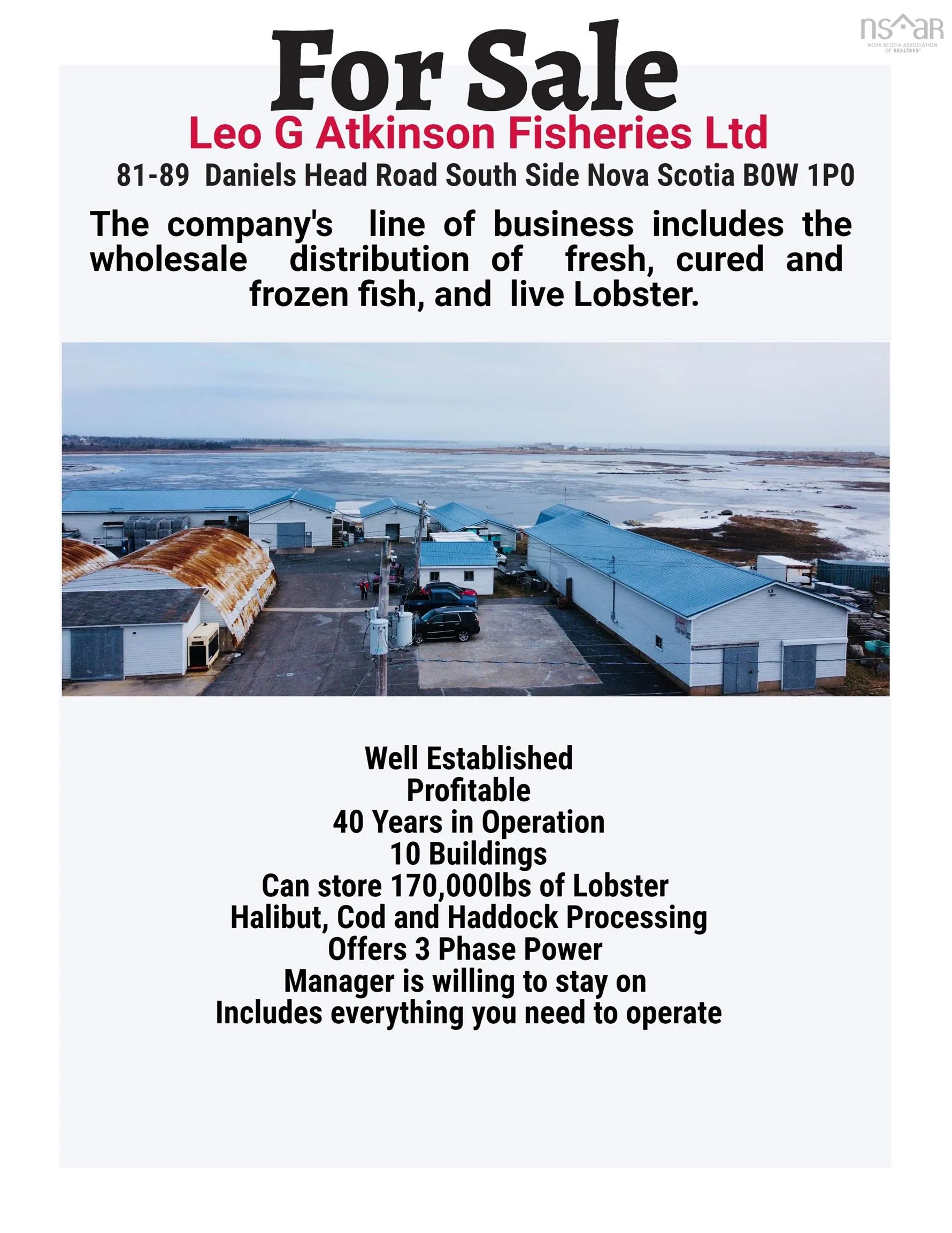 81-89 Daniels Head Road, South Side, NS B0W 1P0, ,Commercial Sale,For Sale,Daniels Head,202520874