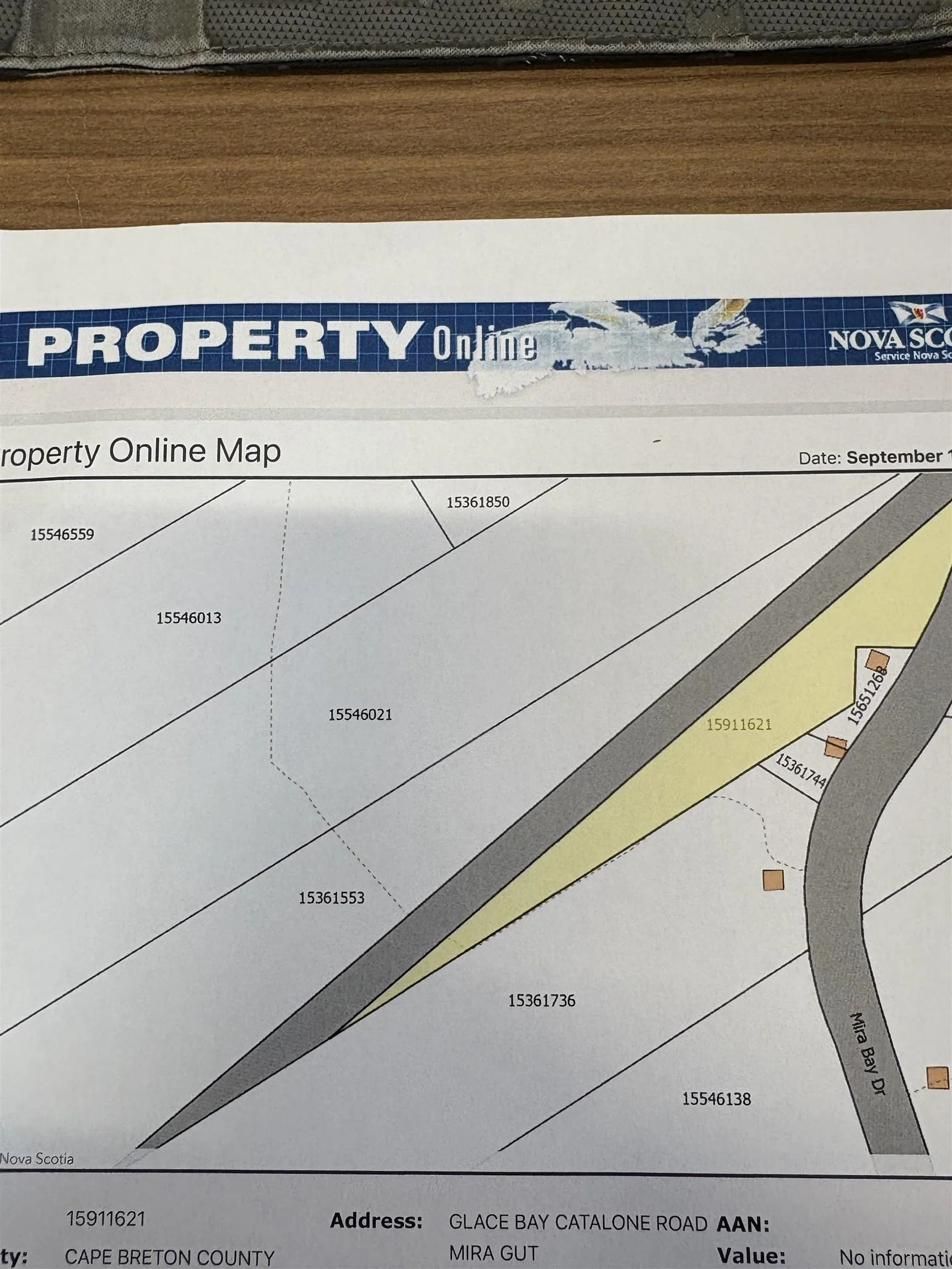 0 Mira Bay Drive, Mira Gut, NS B1K 2X5, ,Land,For Sale,Mira Bay,202523311