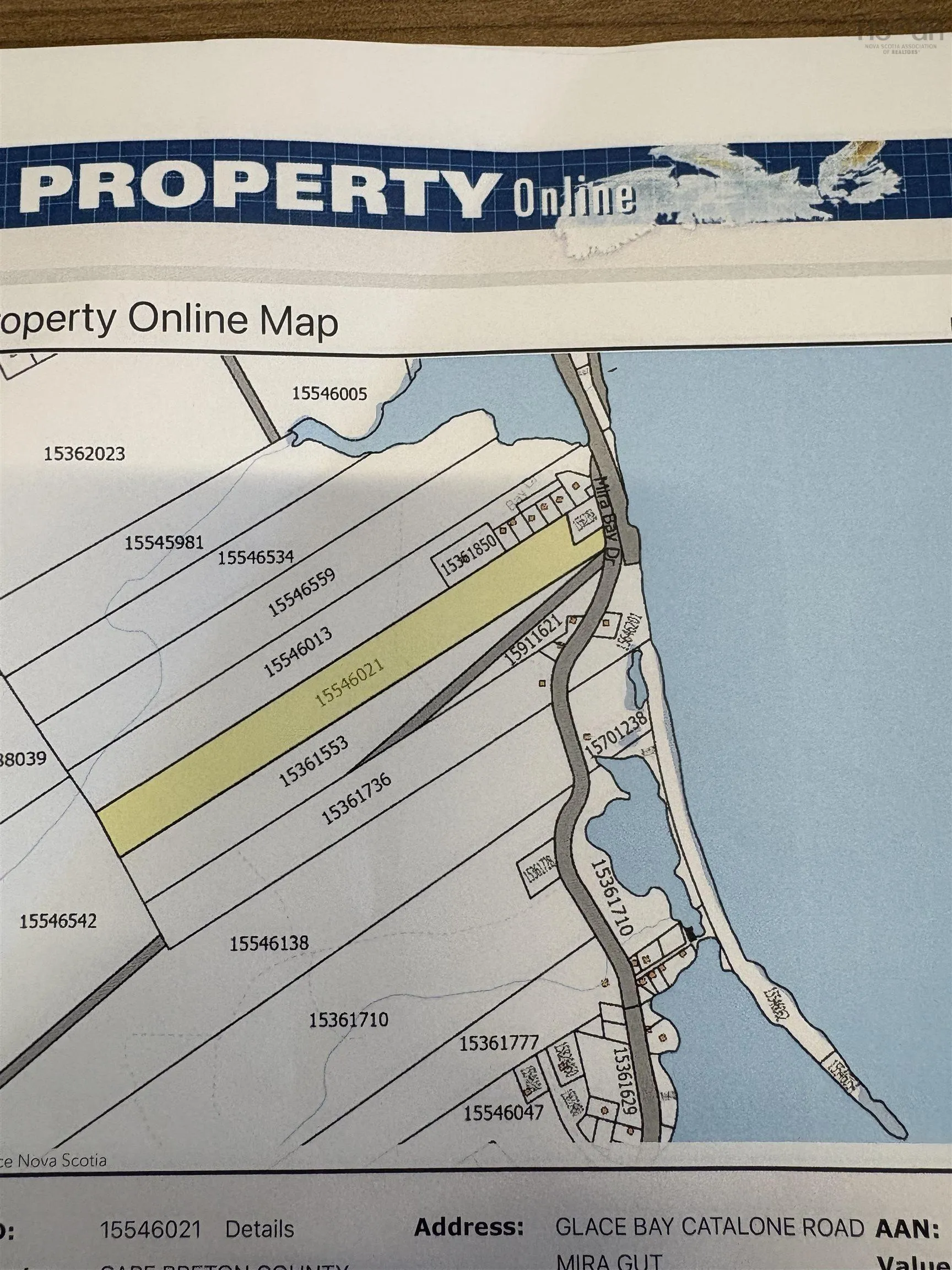 0 Mira Bay Drive, Mira Gut, NS B1K 2X5, ,Land,For Sale,Mira Bay,202523311