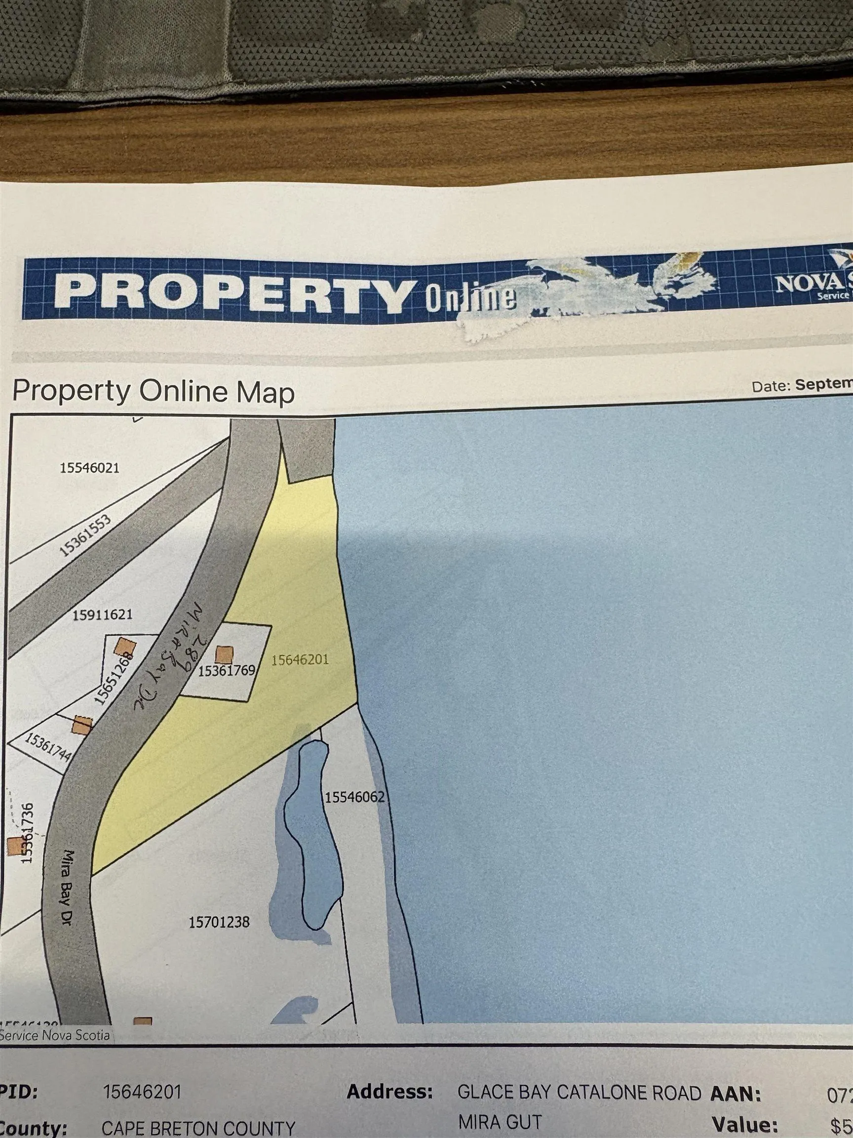 0 Mira Bay Drive, Mira Gut, NS B1K 2X5, ,Land,For Sale,Mira Bay,202523311