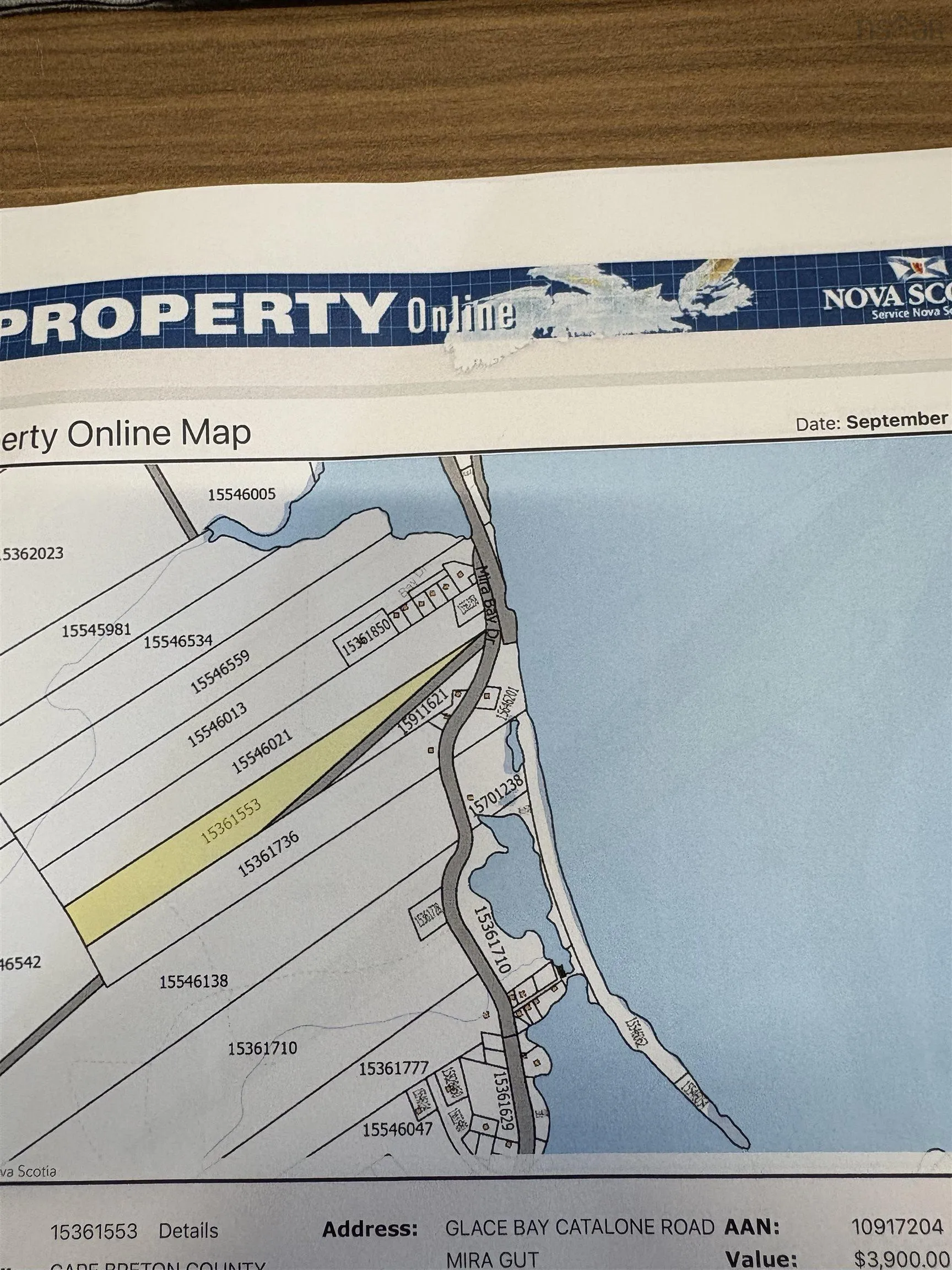 0 Mira Bay Drive, Mira Gut, NS B1K 2X5, ,Land,For Sale,Mira Bay,202523311