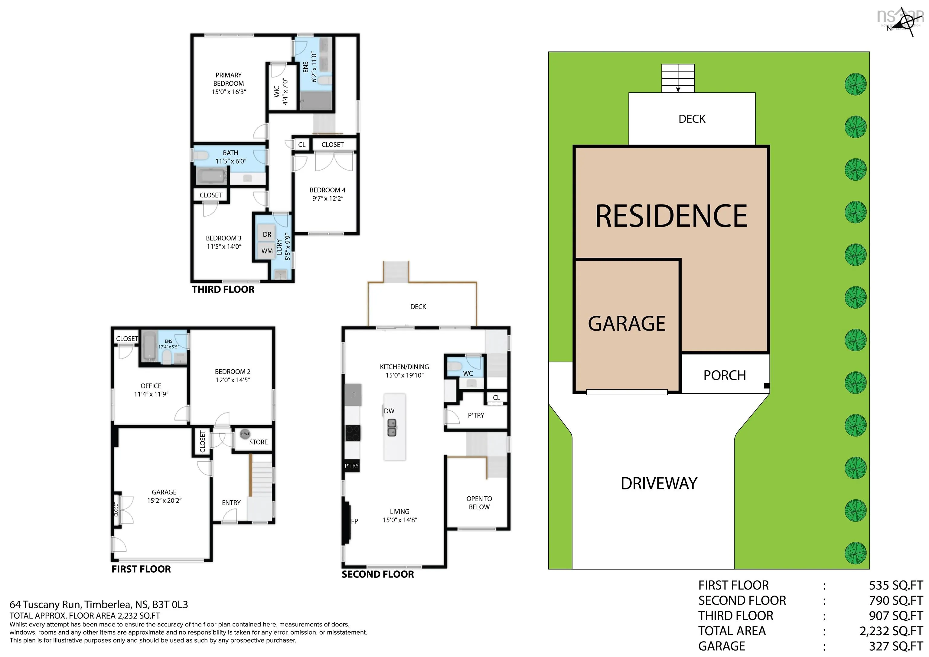 64 Tuscany Run, Timberlea, NS B3T 0G9, 4 Bedrooms Bedrooms, ,4 BathroomsBathrooms,Residential,For Sale,Tuscany,202517063