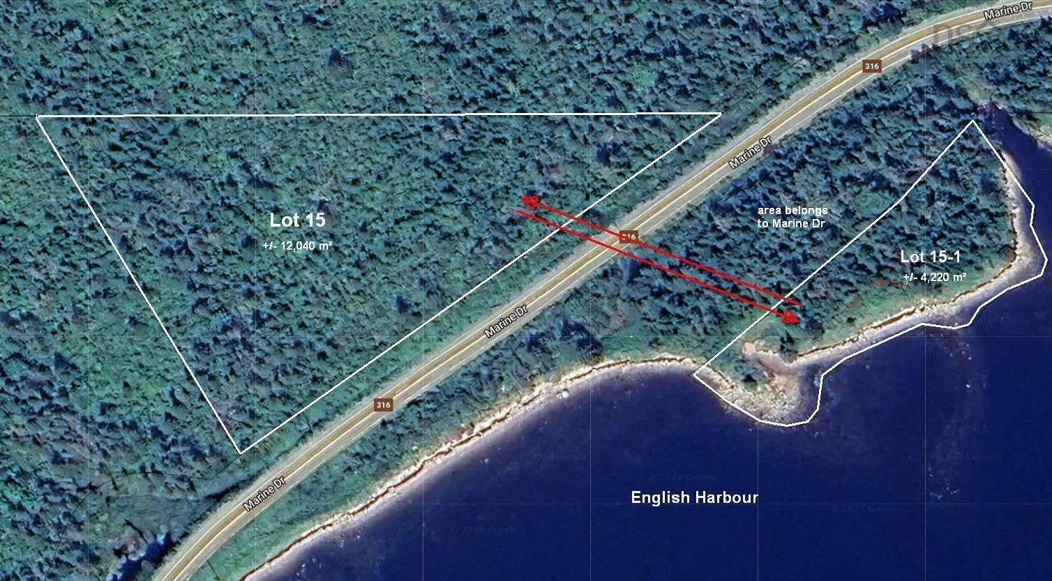 Lots 15 & 15-1 316 (english Harbour) Highway, Cole Harbour, NS B0H 1T0, ,Land,For Sale,Hwy 316 (English Hbr),202514326