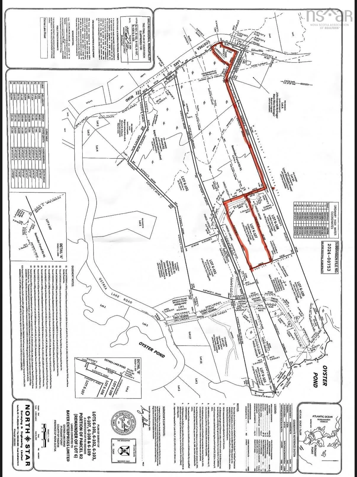 Lot 6-107 Ostrea Lake Road Road, Pleasant Point, NS B0J 2L0, ,Land,For Sale,Ostrea Lake Road,202522543