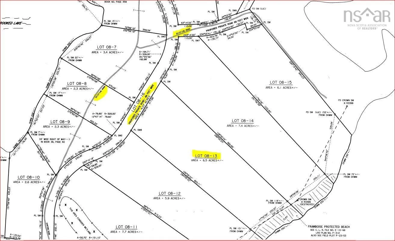 08-13 Crooked Lake Road, Framboise Ns B2j 1c4, ,Land,For Sale,Crooked Lake,202421091