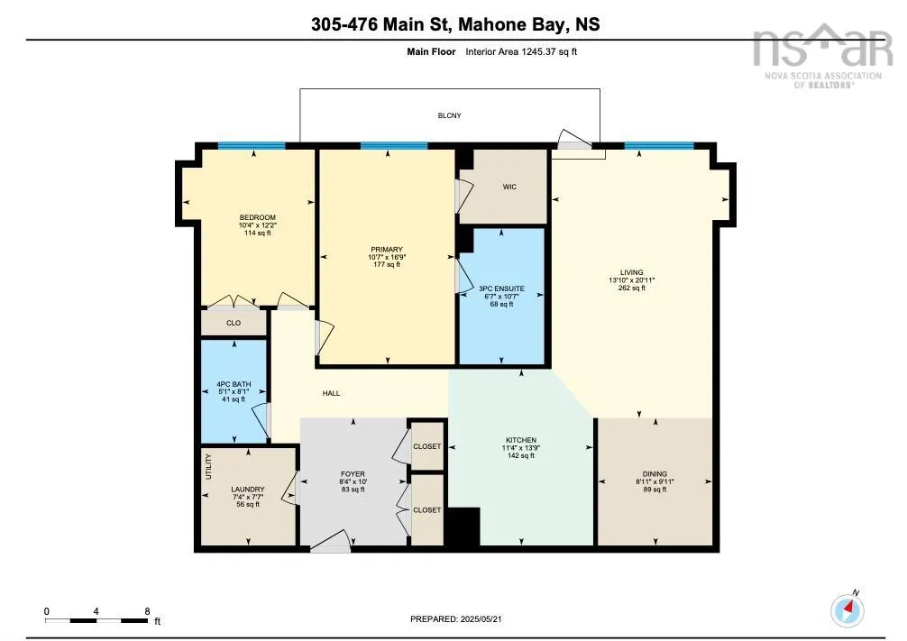 305-476 Main Street, Mahone Bay, NS B0J 2E0, 2 Bedrooms Bedrooms, ,2 BathroomsBathrooms,Residential,For Sale,Main,202511952