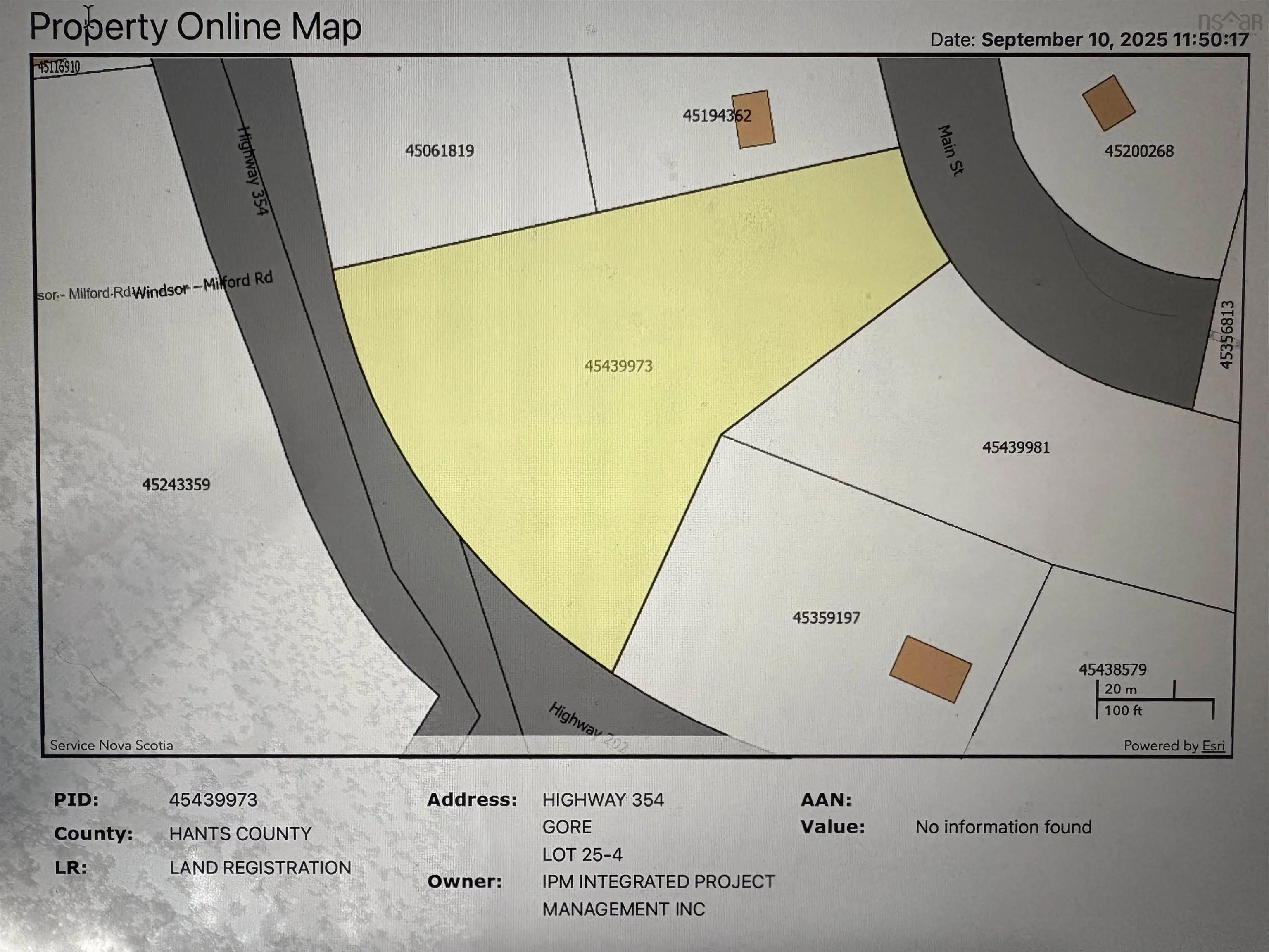 4-25-4 Main Street, Gore, NS B0N 2N0, ,Land,For Sale,Main,202523366