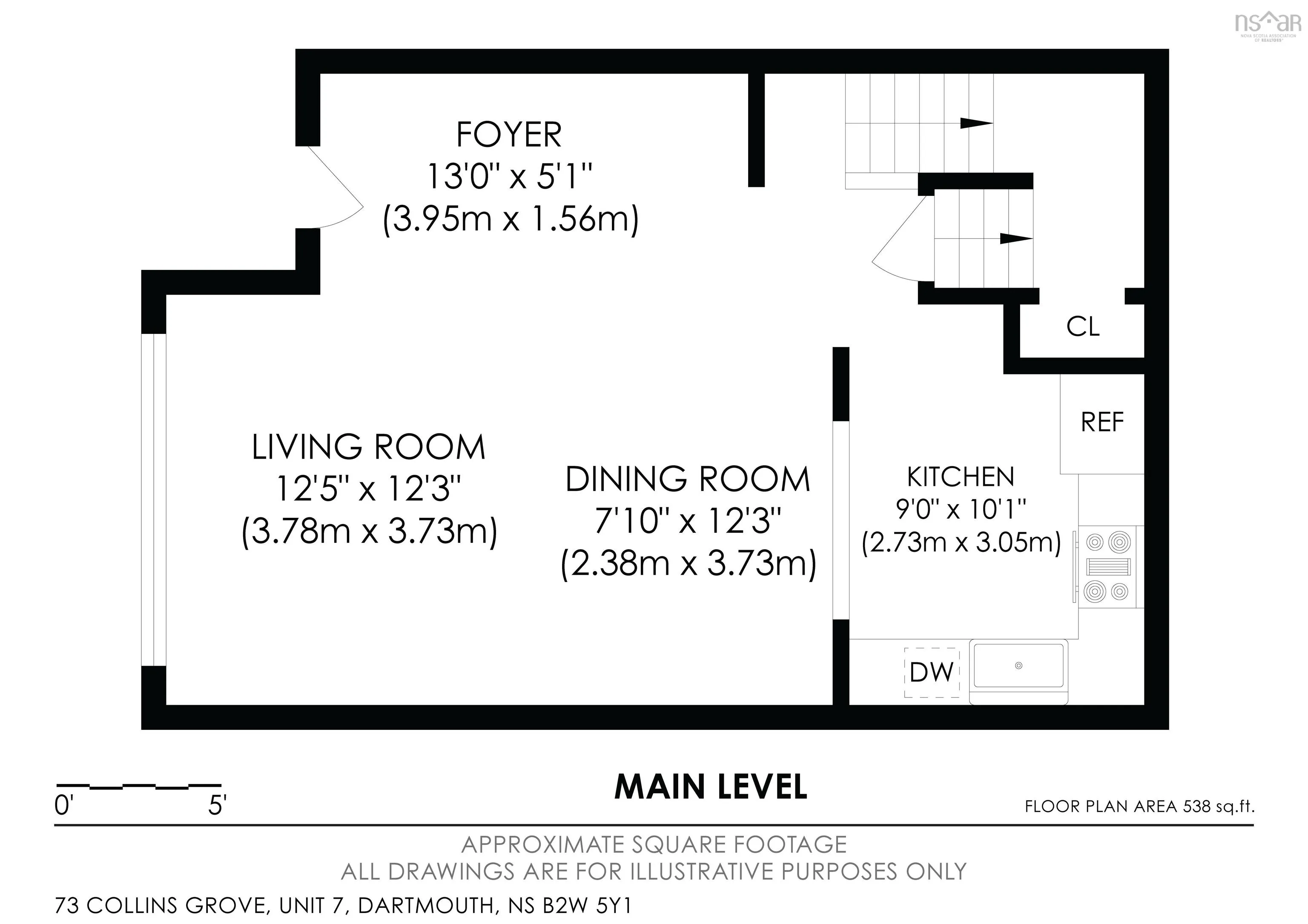 7 73 Collins Grove, Dartmouth, NS B2W 4G3, 3 Bedrooms Bedrooms, ,2 BathroomsBathrooms,Residential,For Sale,Collins Grove,202521041