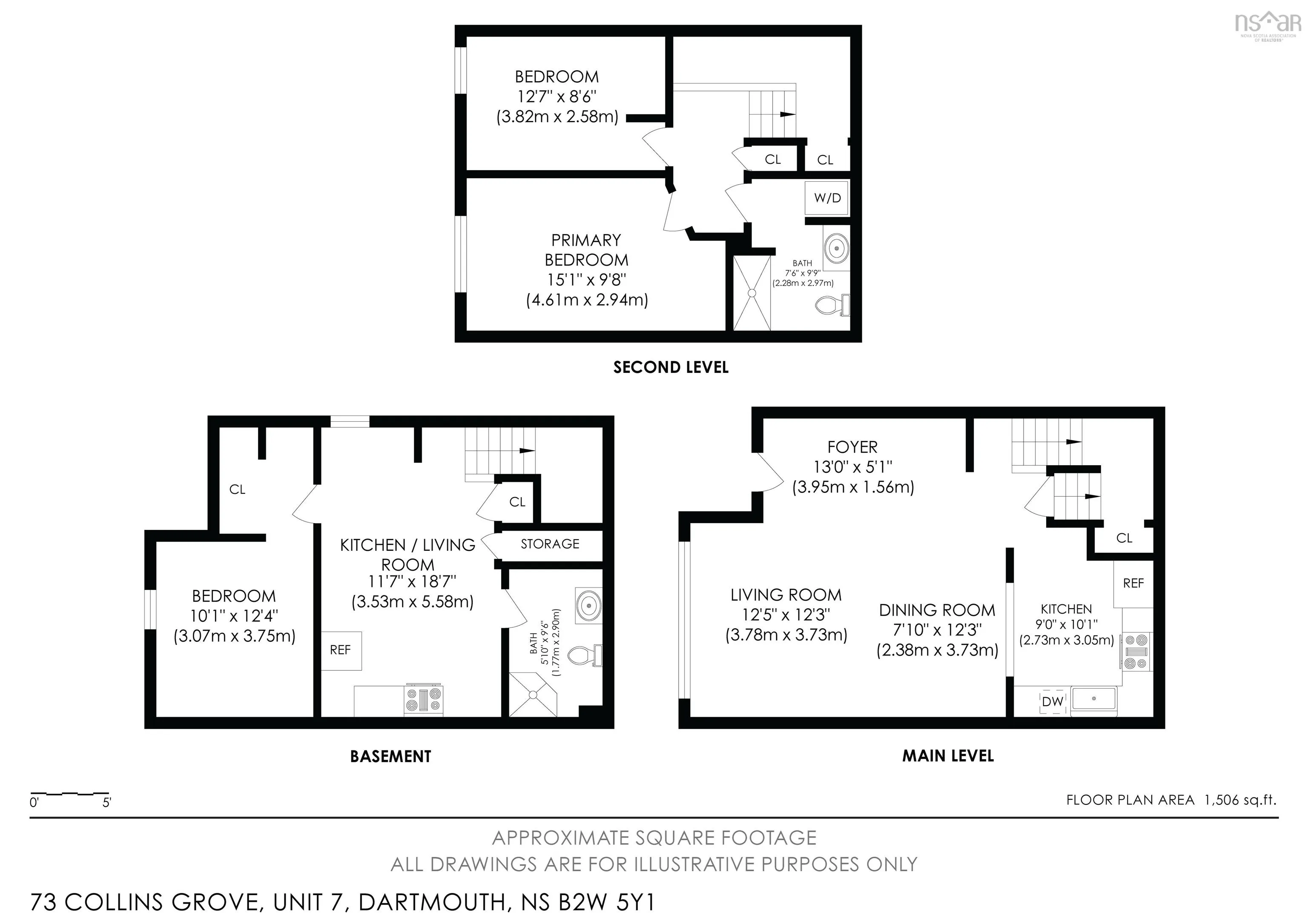 7 73 Collins Grove, Dartmouth, NS B2W 4G3, 3 Bedrooms Bedrooms, ,2 BathroomsBathrooms,Residential,For Sale,Collins Grove,202521041