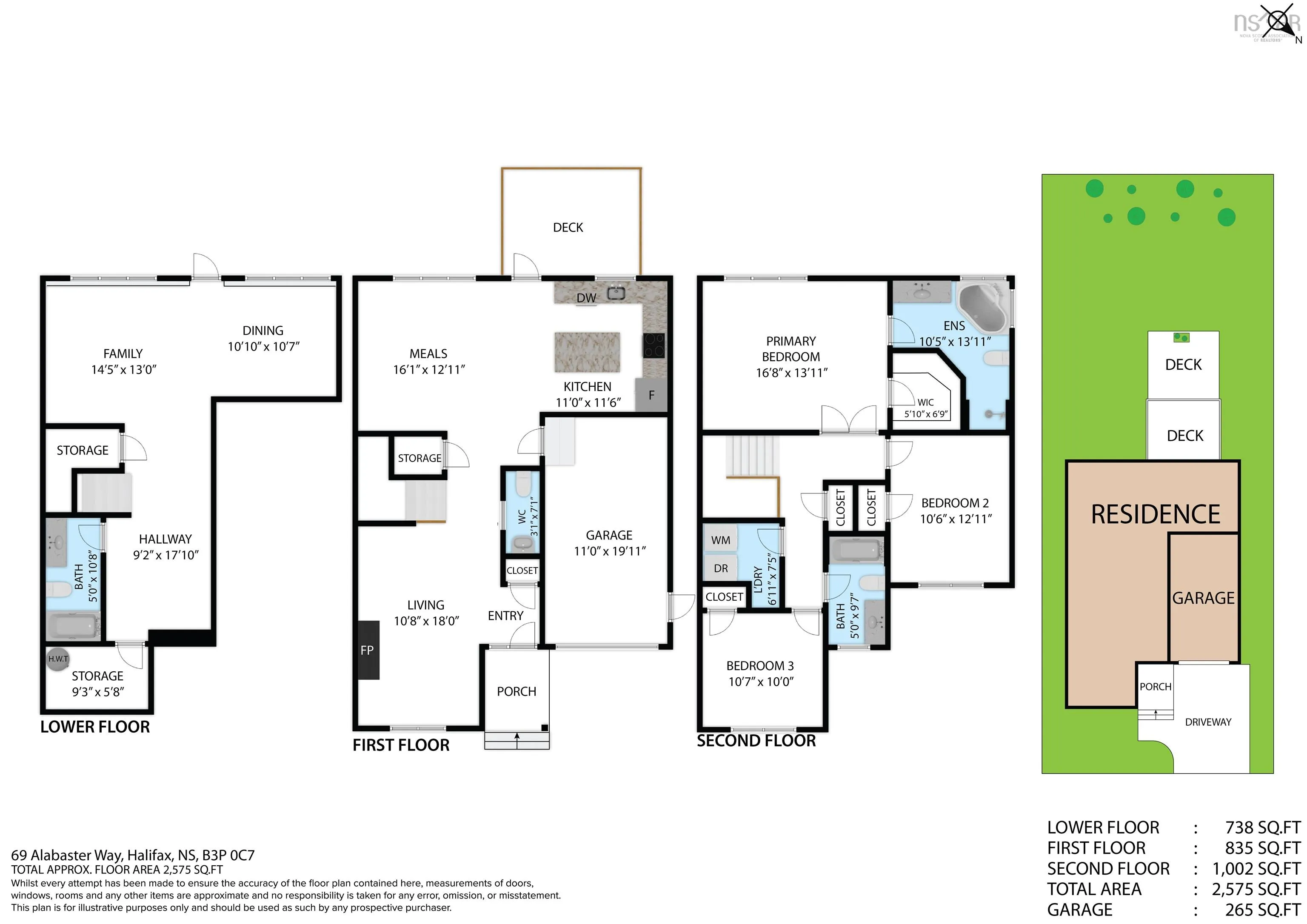 69 Alabaster Way, Halifax, NS B3P 0E7, 3 Bedrooms Bedrooms, ,4 BathroomsBathrooms,Residential,For Sale,Alabaster,202520165