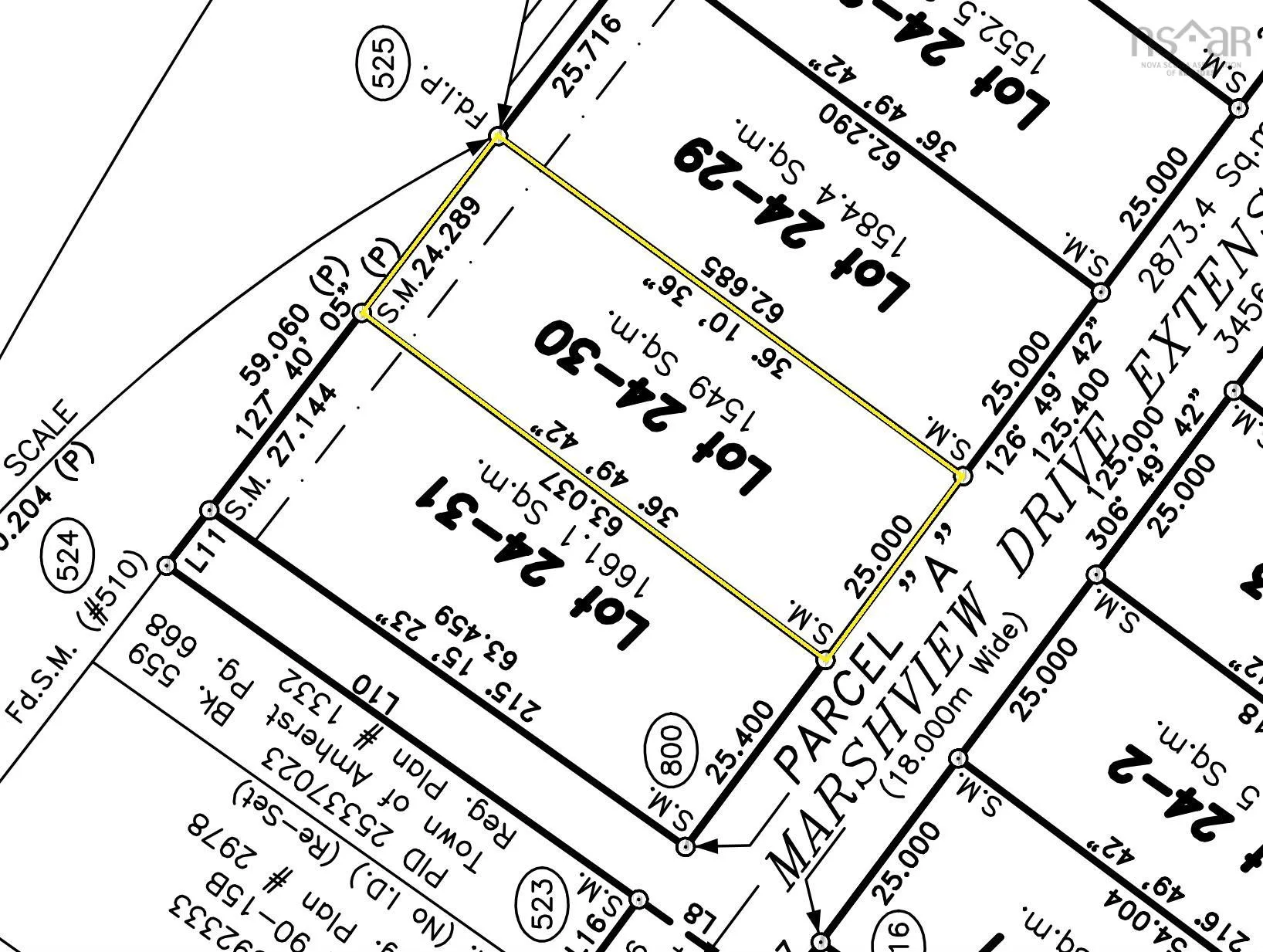 Lot 24-30 Marshview Drive, Amherst Ns B4h 4c1, ,Land,For Sale,Marshview,202428527