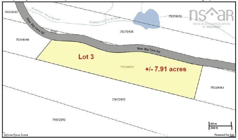 Lot 3 Rear Big Cove Road, Soldiers Cove, NS B0E 3B0, ,Land,For Sale,Rear Big Cove,202517506
