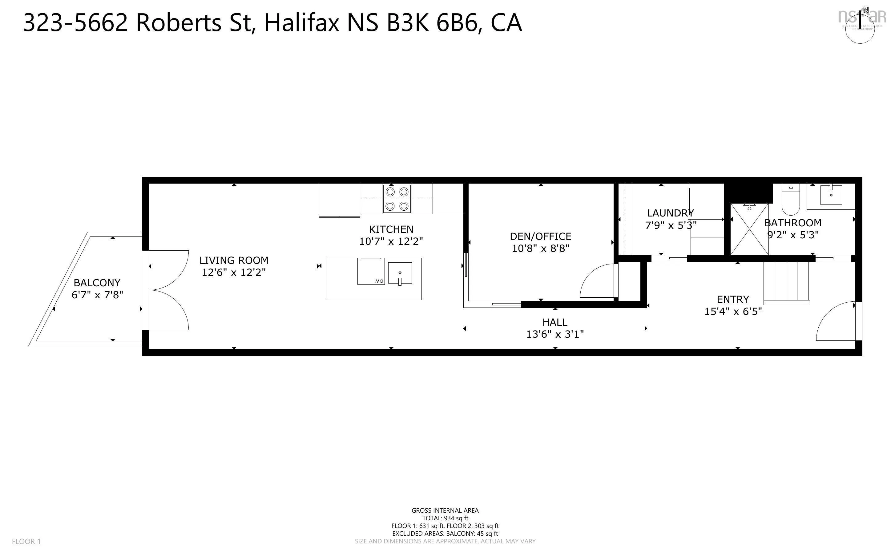 323-5662 Roberts Street, Halifax, NS B3K 0E3, 2 Bedrooms Bedrooms, ,2 BathroomsBathrooms,Residential,For Sale,Roberts,202522369