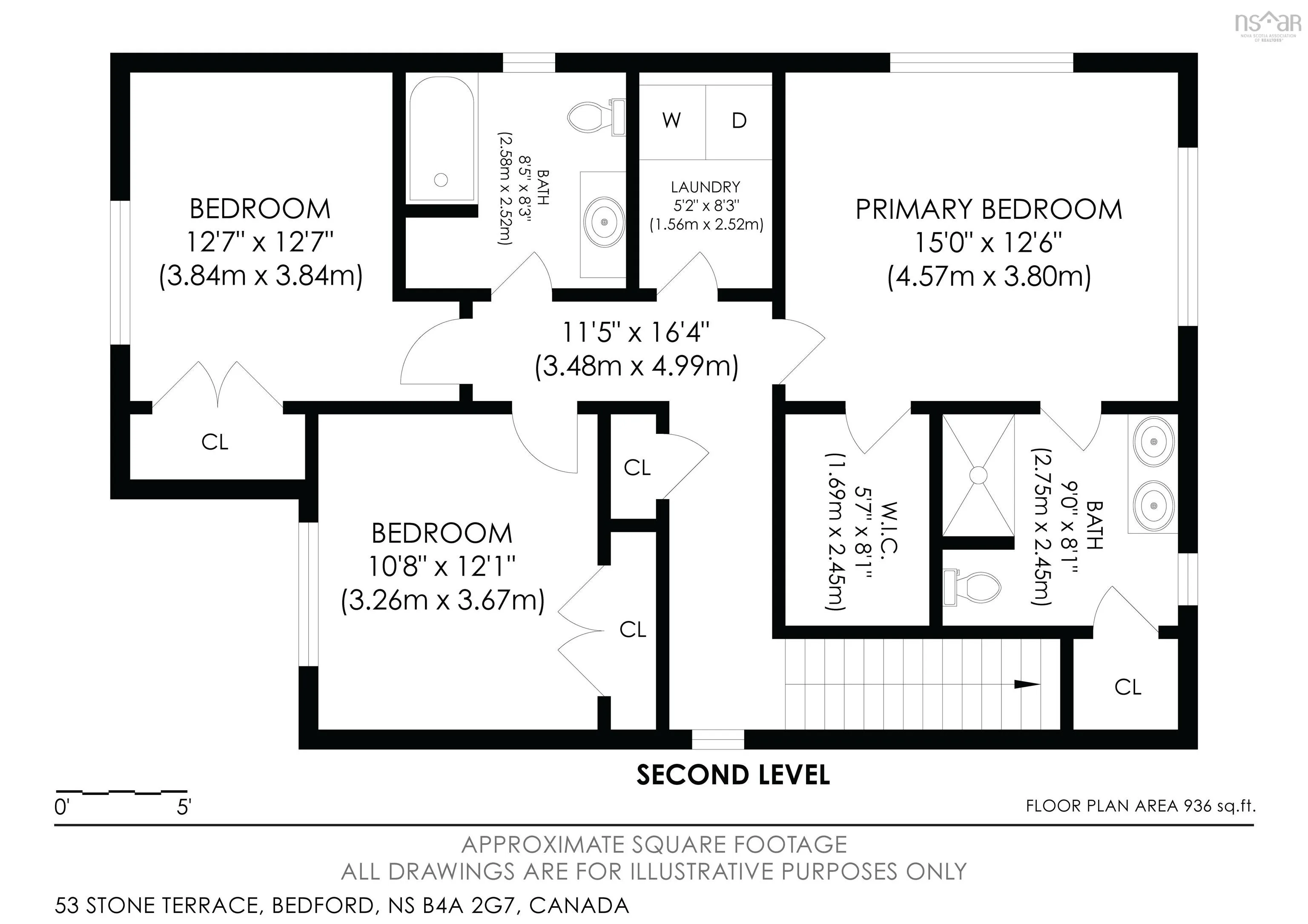 53 Stone Terrace, Bedford, NS B4A 2G7, 3 Bedrooms Bedrooms, ,4 BathroomsBathrooms,Residential,For Sale,Stone,202507113
