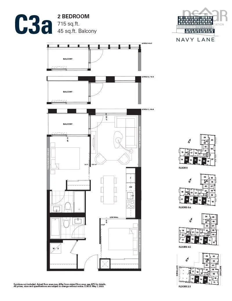 213-2250 Maitland Street, Halifax Ns B3k 2z9, 2 Bedrooms Bedrooms, ,2 BathroomsBathrooms,Residential,For Sale,Maitland,202312046