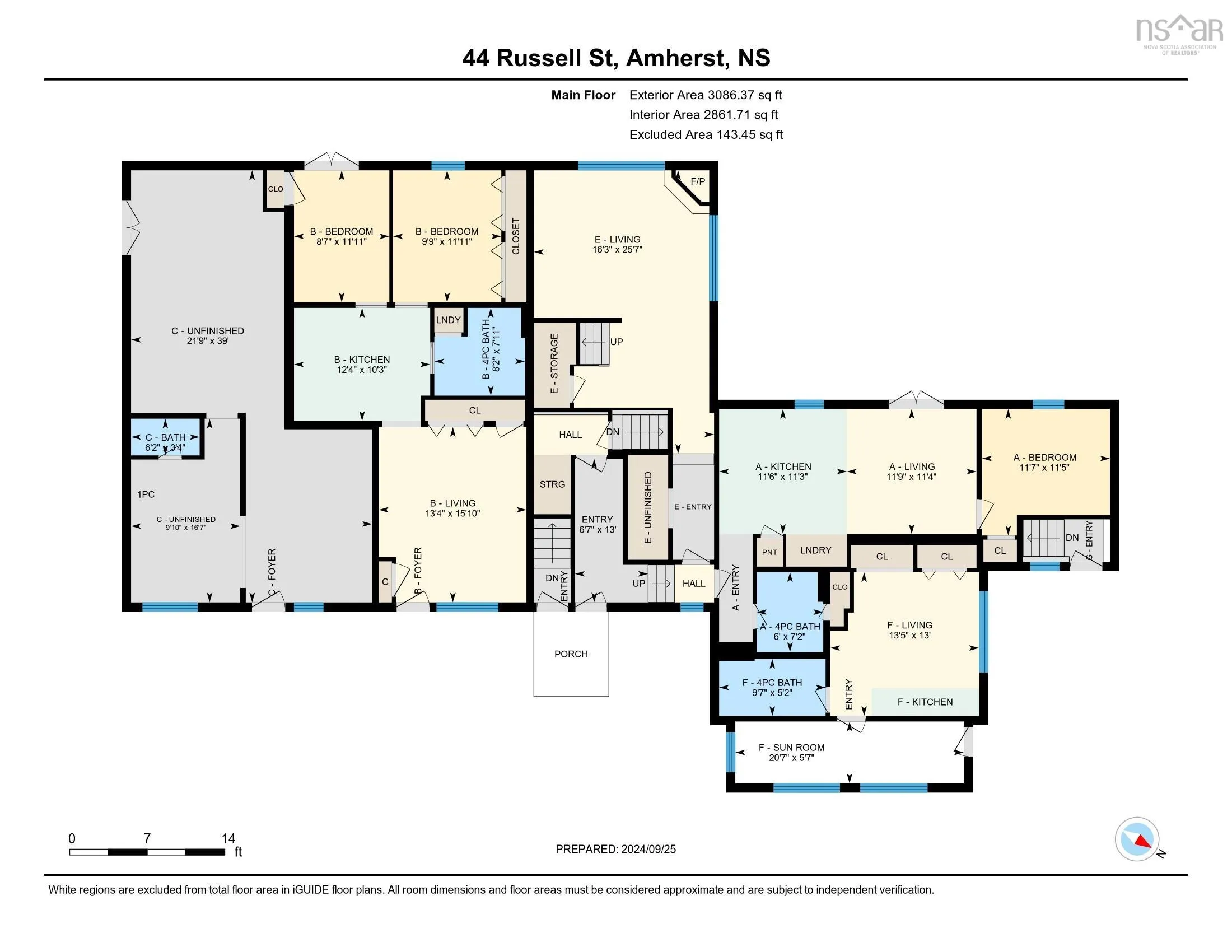 44 Russell Street, Amherst Ns B4h 2s6, 6 Bedrooms Bedrooms, ,Residential Income,For Sale,Russell,202500389