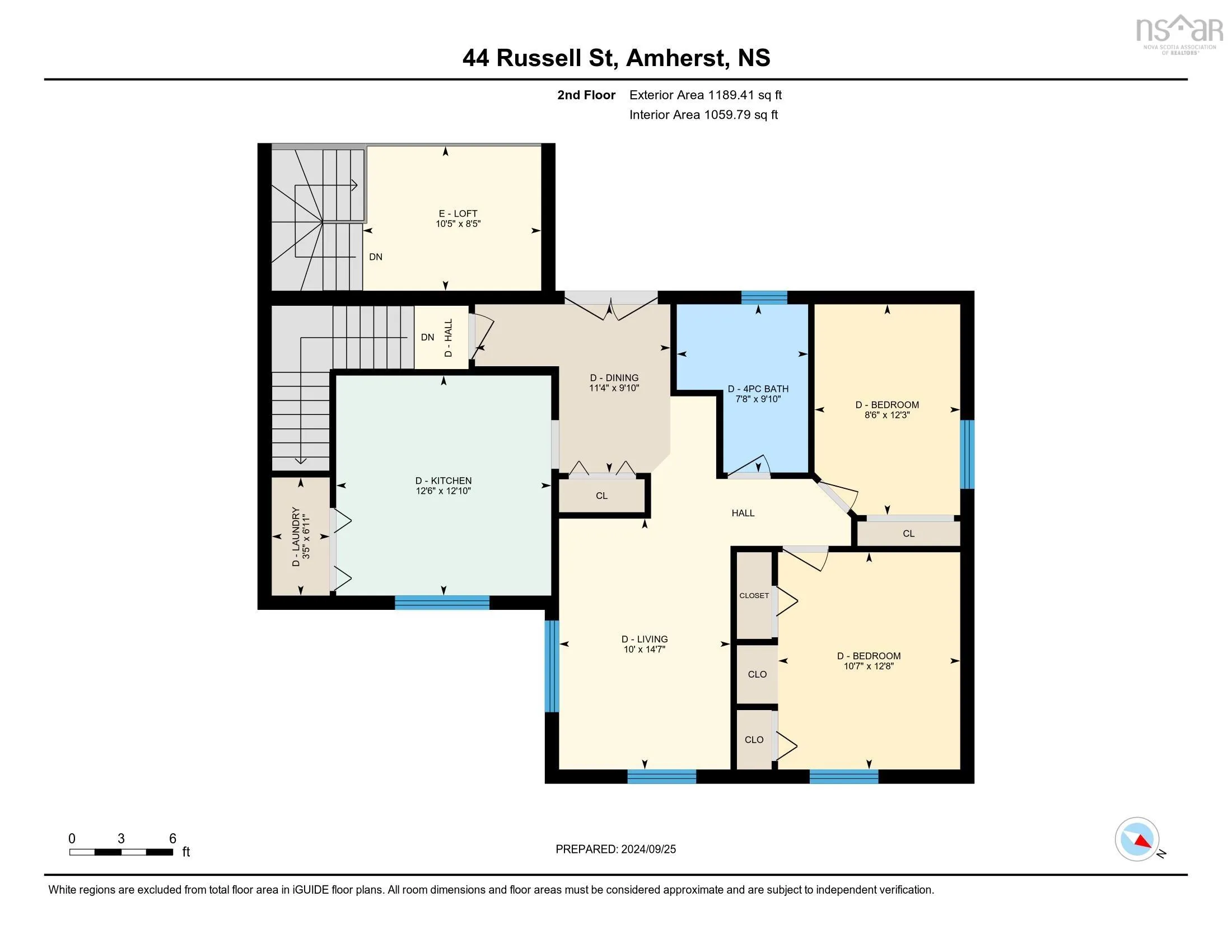 44 Russell Street, Amherst Ns B4h 2s6, 6 Bedrooms Bedrooms, ,Residential Income,For Sale,Russell,202500389