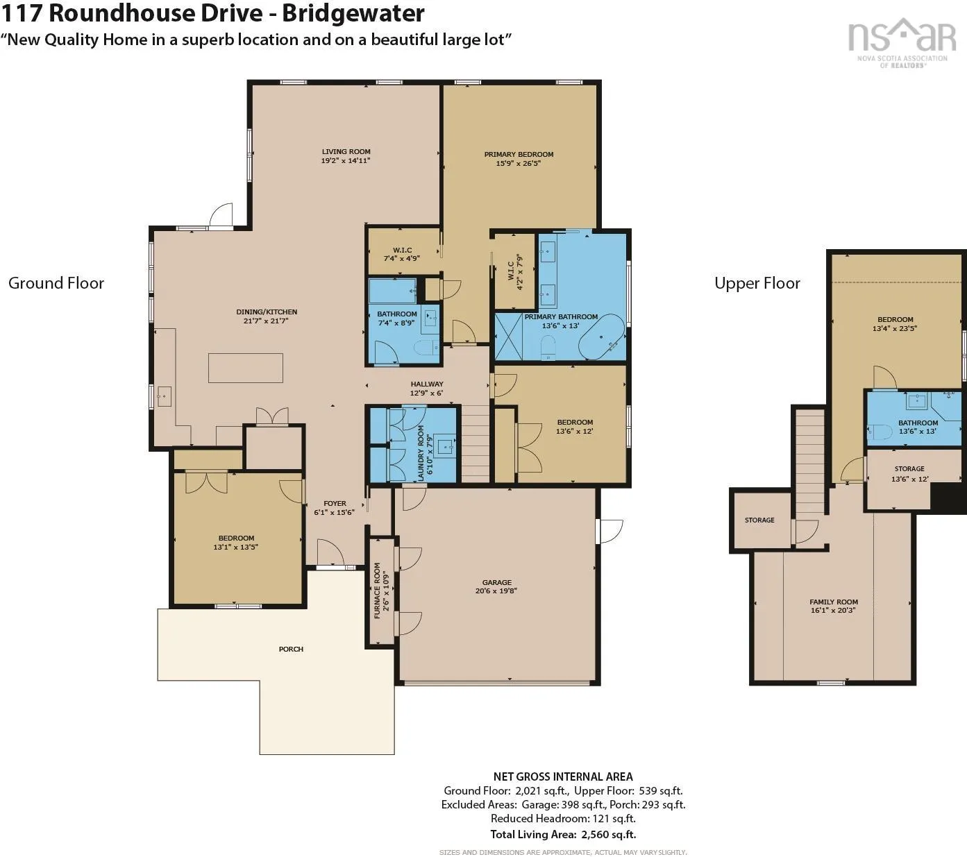 117 Roundhouse, Bridgewater Ns B4v 9a9, 4 Bedrooms Bedrooms, ,3 BathroomsBathrooms,Residential,For Sale,Roundhouse Drive,202428573