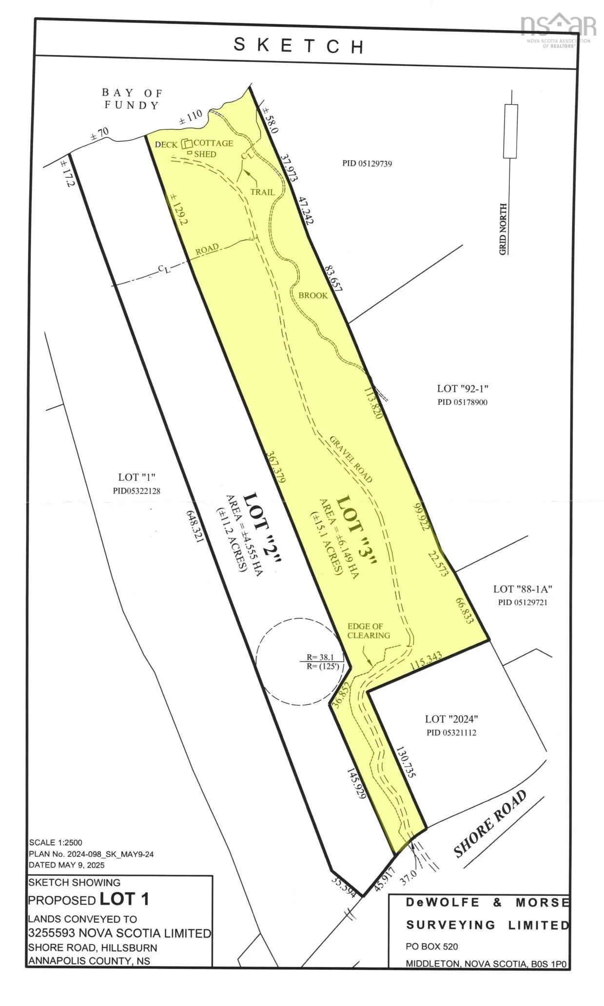Lot 3 Shore Road, Hillsburn, NS B0S 1A0, ,Land,For Sale,Shore,202510913