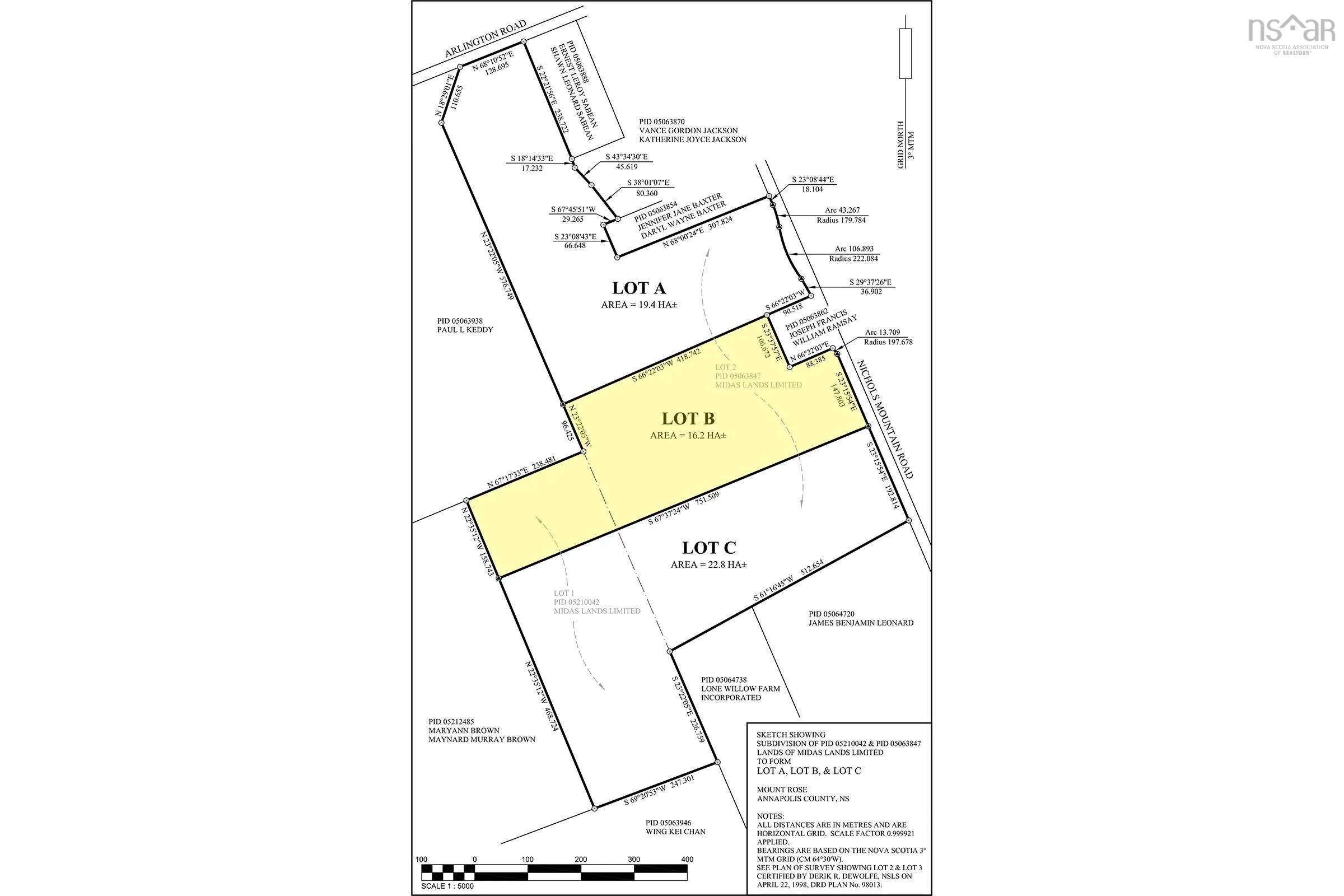 Lot B Nichols Mountain Road, Mount Rose, NS B0S 1R0, ,Land,For Sale,Nichols Mountain,202520380