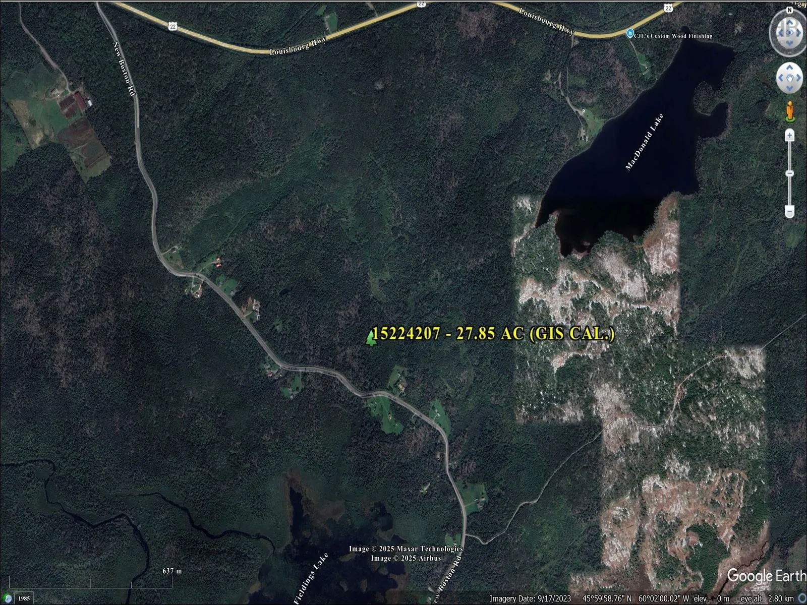 Old Louisbourg Road, Albert Bridge, NS B1K 2P7, ,Land,For Sale,Old Louisbourg,202522616
