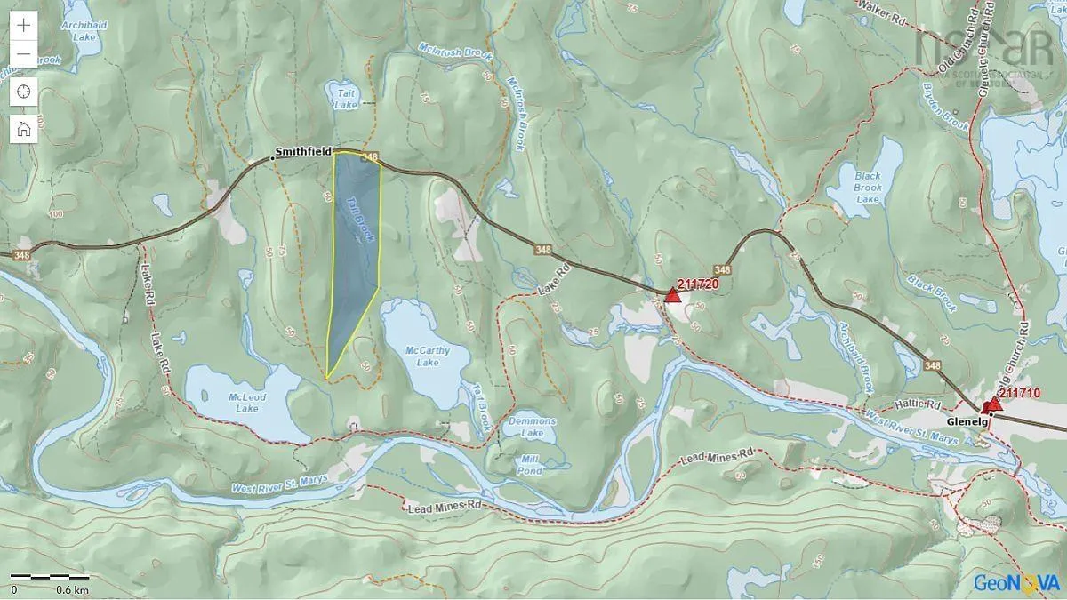 116.5 Acres 348 Highway, Smithfield Ns B0h 1e0, ,Land,For Sale,348,202403305