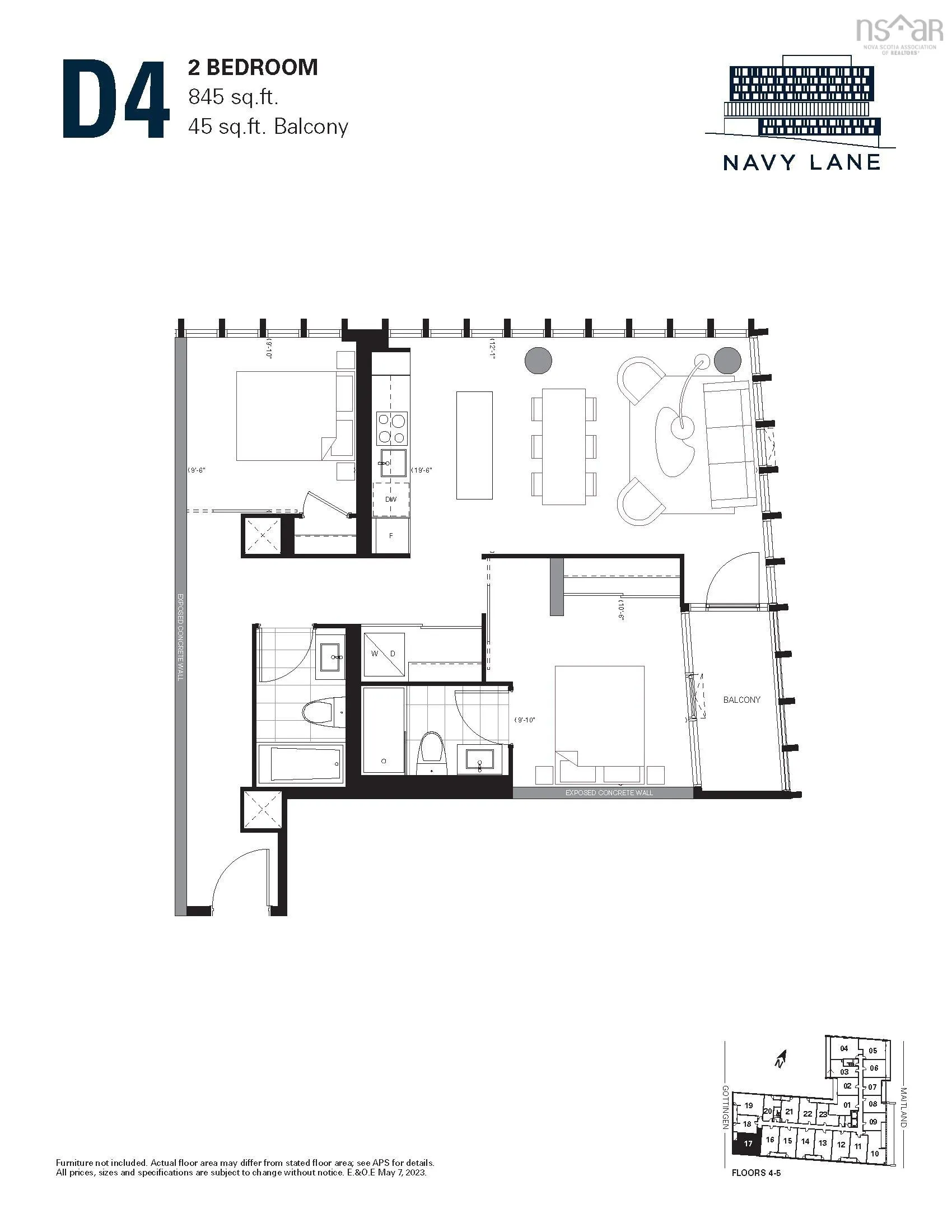 417-2250 Maitland Street, Halifax Ns B3k 2z9, 3 Bedrooms Bedrooms, ,2 BathroomsBathrooms,Residential,For Sale,Maitland,202416816