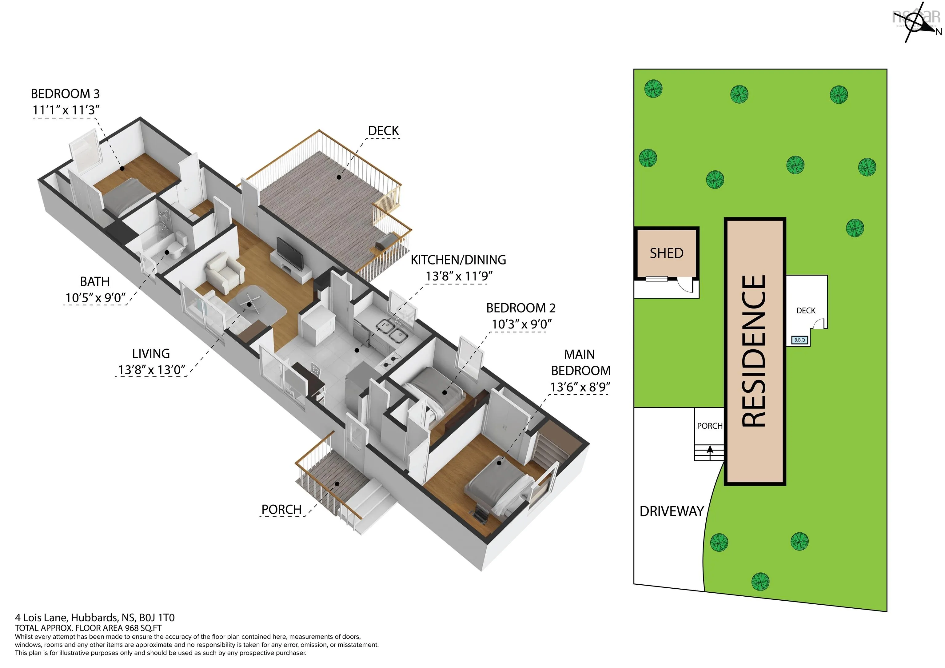 4 Lois Lane, Simms Settlement, NS B0J 1T0, 3 Bedrooms Bedrooms, ,1 BathroomBathrooms,Residential,For Sale,Lois,202518069