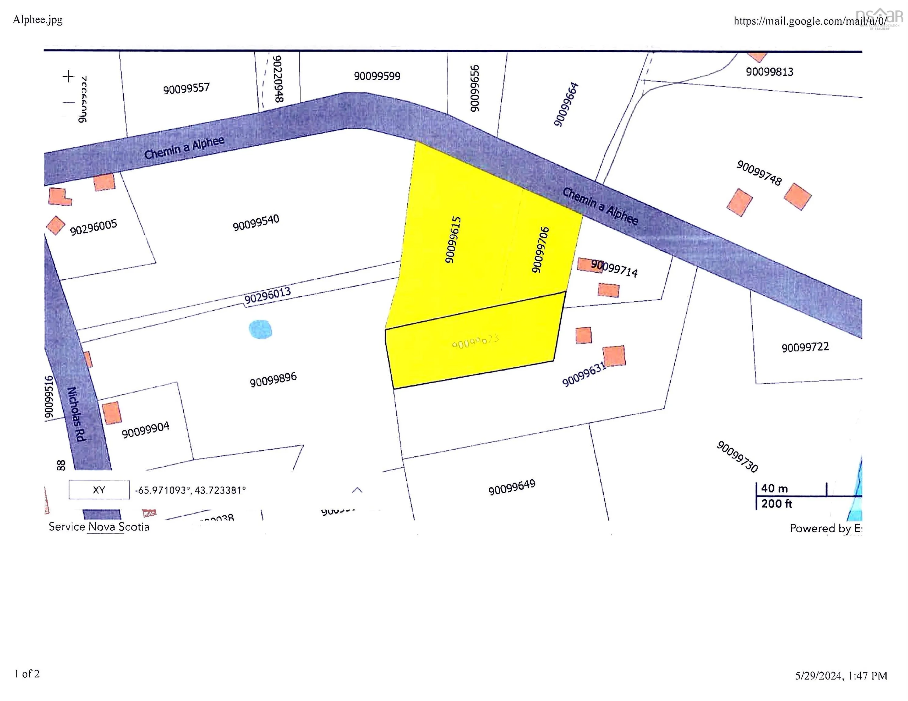 Chemin A Alphee, Lower Wedgeport Ns B0w 2b0, ,Land,For Sale,Chemin A Alphee,202411958