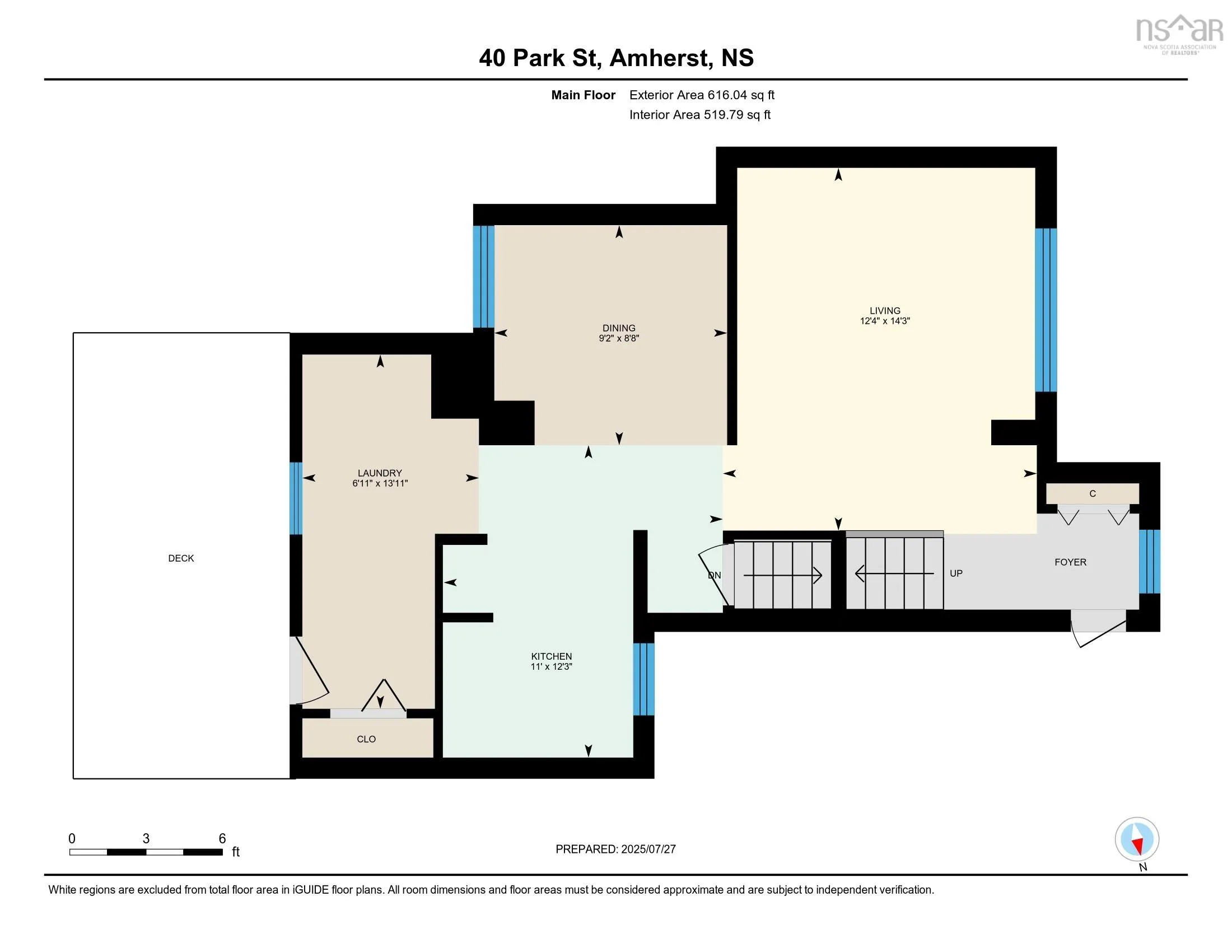 40 Park Street, Amherst, NS B4H 2R5, 3 Bedrooms Bedrooms, ,1 BathroomBathrooms,Residential,For Sale,Park Street,202518875