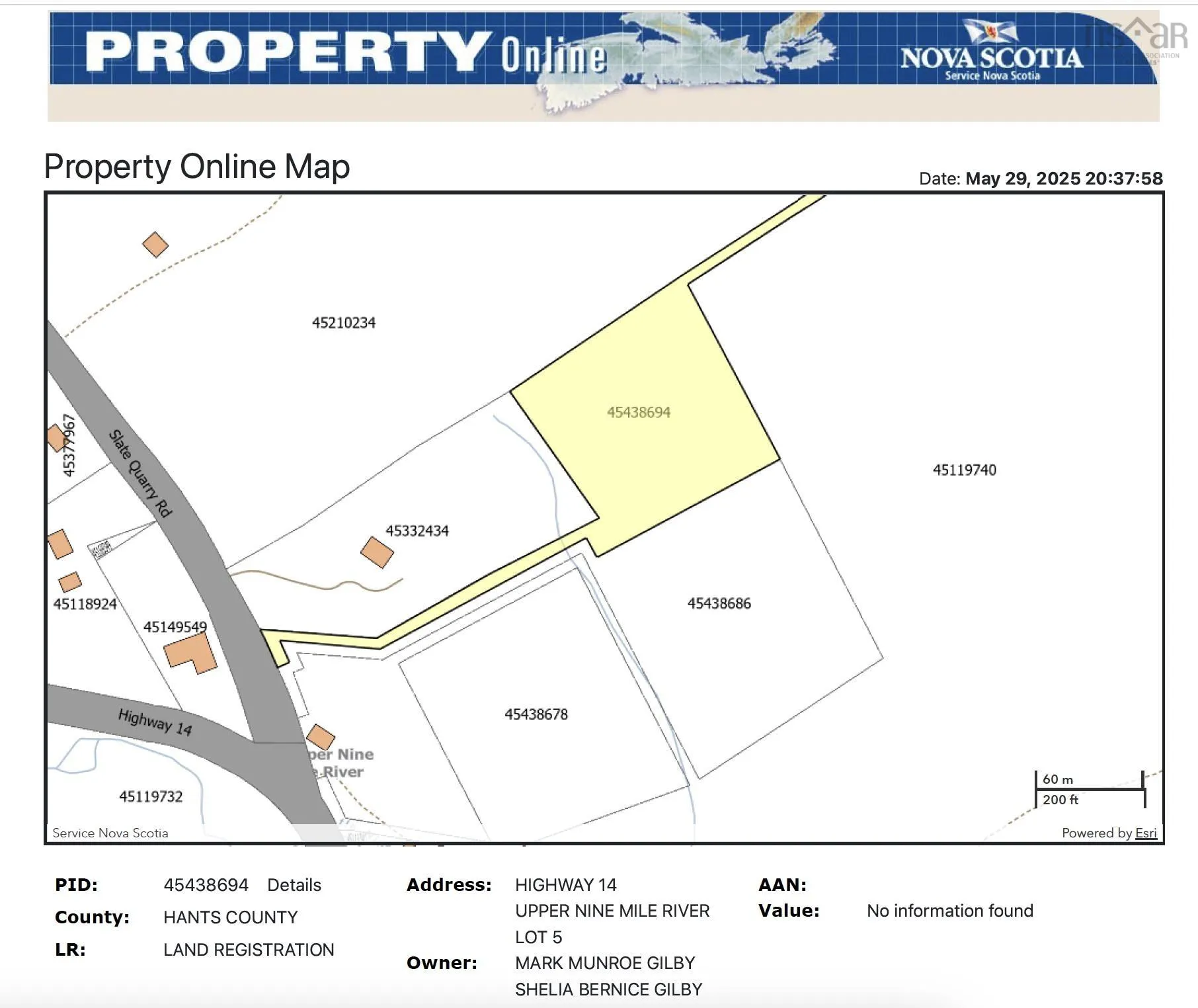 Highway 14 Lot 5, Upper Nine Mile River, NS B2S 2Z3, ,Land,For Sale,Highway 14,202513466