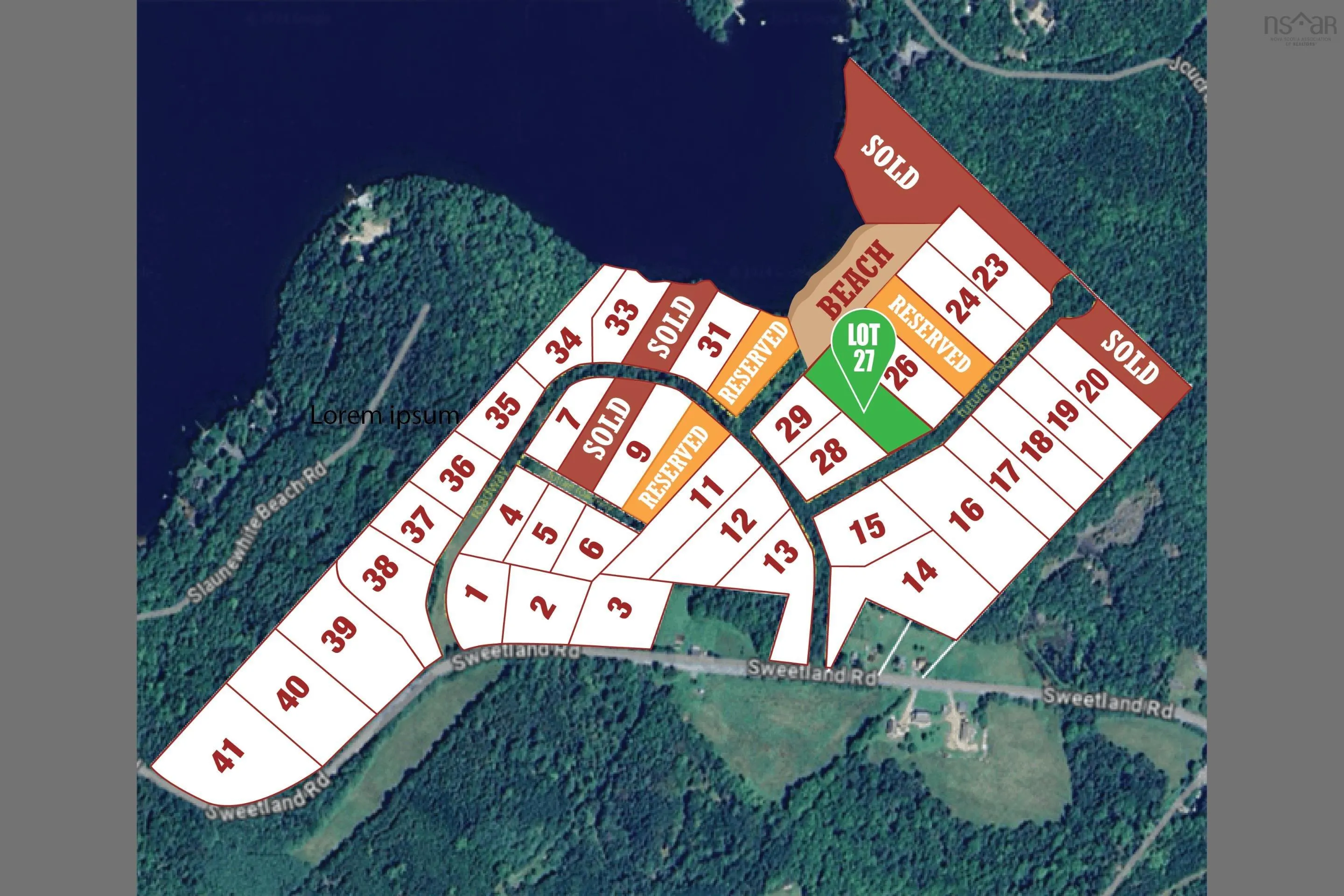 Sweetland Road Lot 27, Sweetland, NS B0J 1E0, ,Land,For Sale,Sweetland,202522164