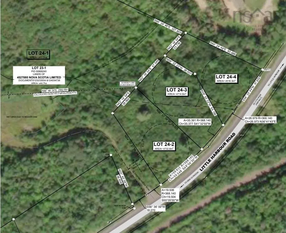 24-4 Little Harbour Road, Frasers Mountain, NS B2H 3T5, ,Land,For Sale,Little Harbour,202518269