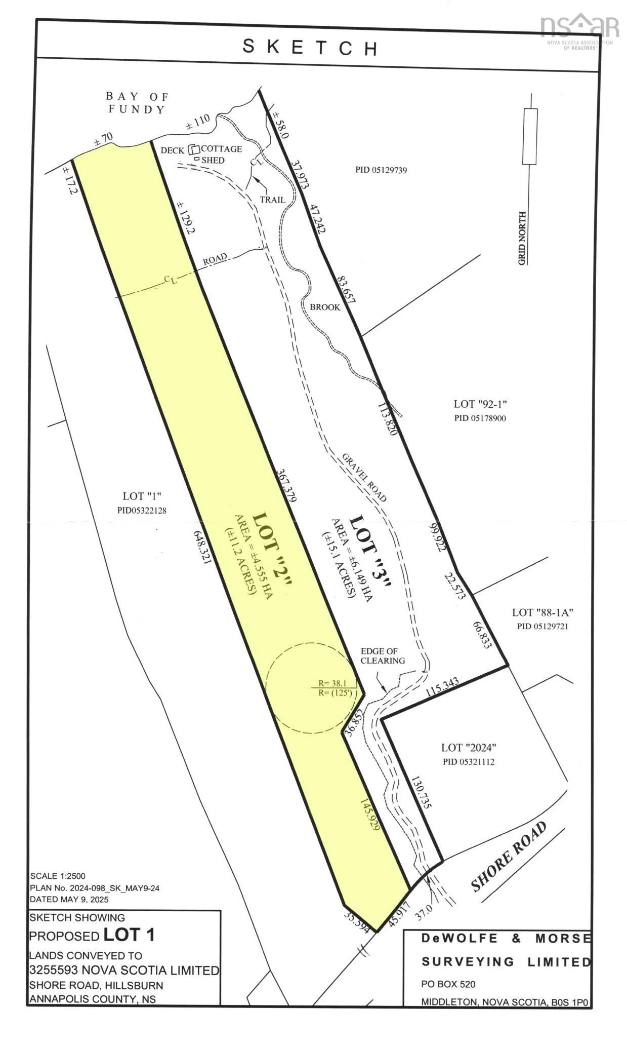 Lot 2 Shore Road, Hillsburn, NS B0S 1A0, ,Land,For Sale,Shore,202510912