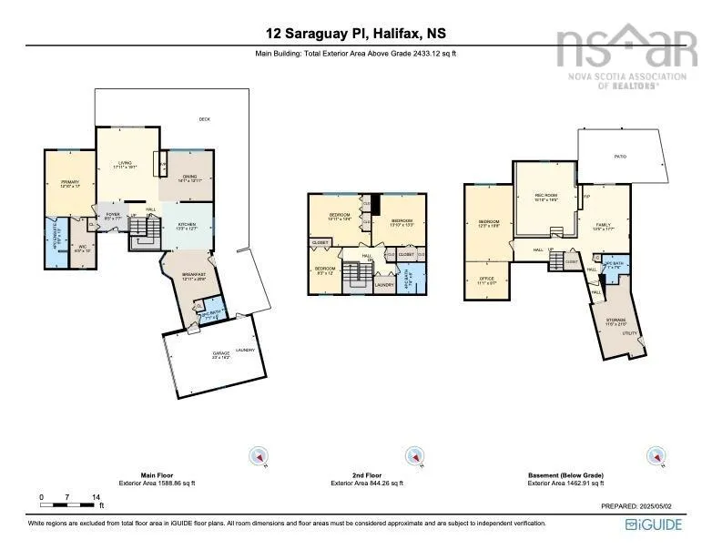 12 Saraguay Place, Halifax, NS B3P 2N9, 5 Bedrooms Bedrooms, ,4 BathroomsBathrooms,Residential,For Sale,Saraguay,202522740