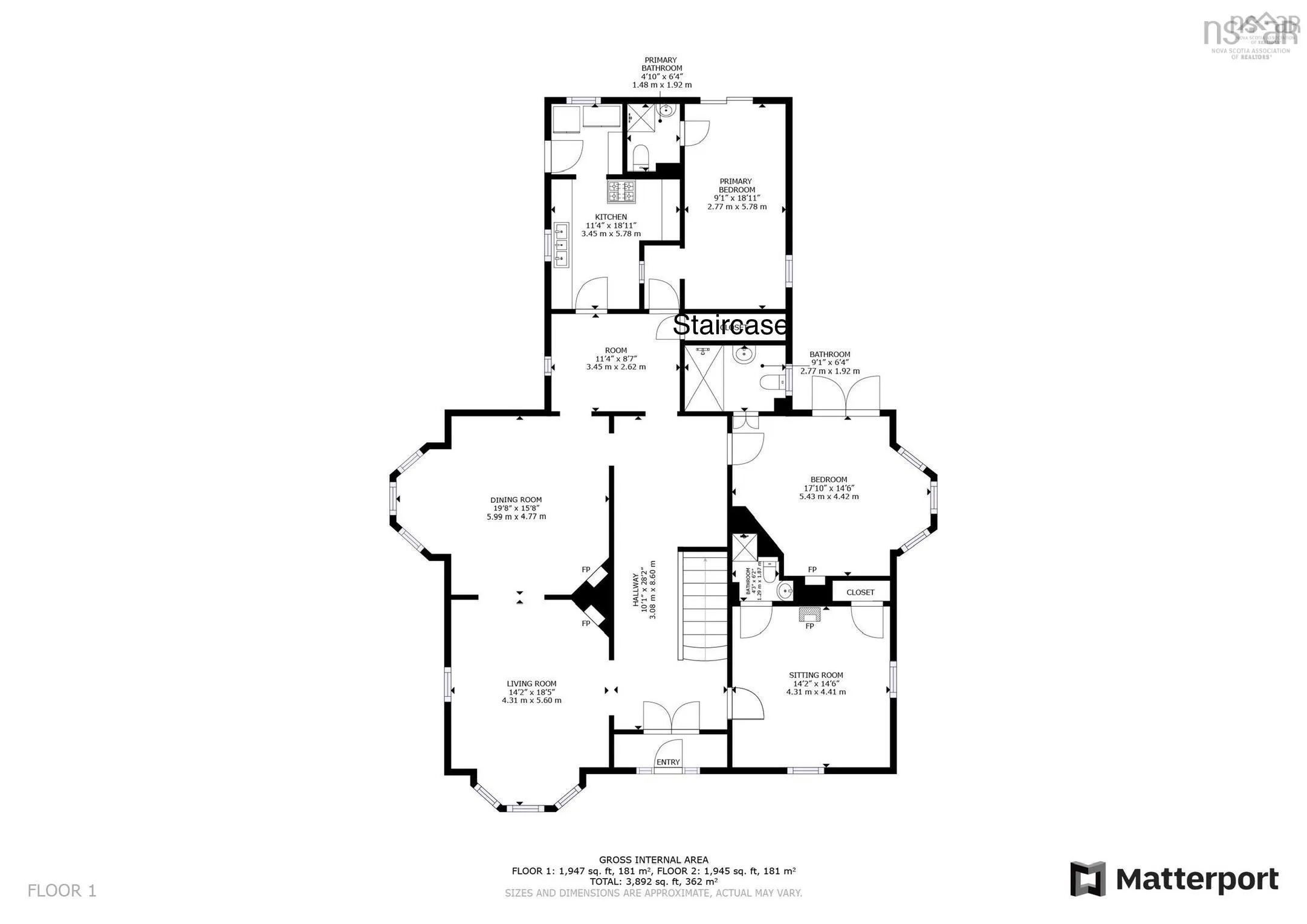 548 St George Street, Annapolis Royal Ns B0s 1a0, 9 Bedrooms Bedrooms, ,9 BathroomsBathrooms,Residential,For Sale,St George Street,202400630