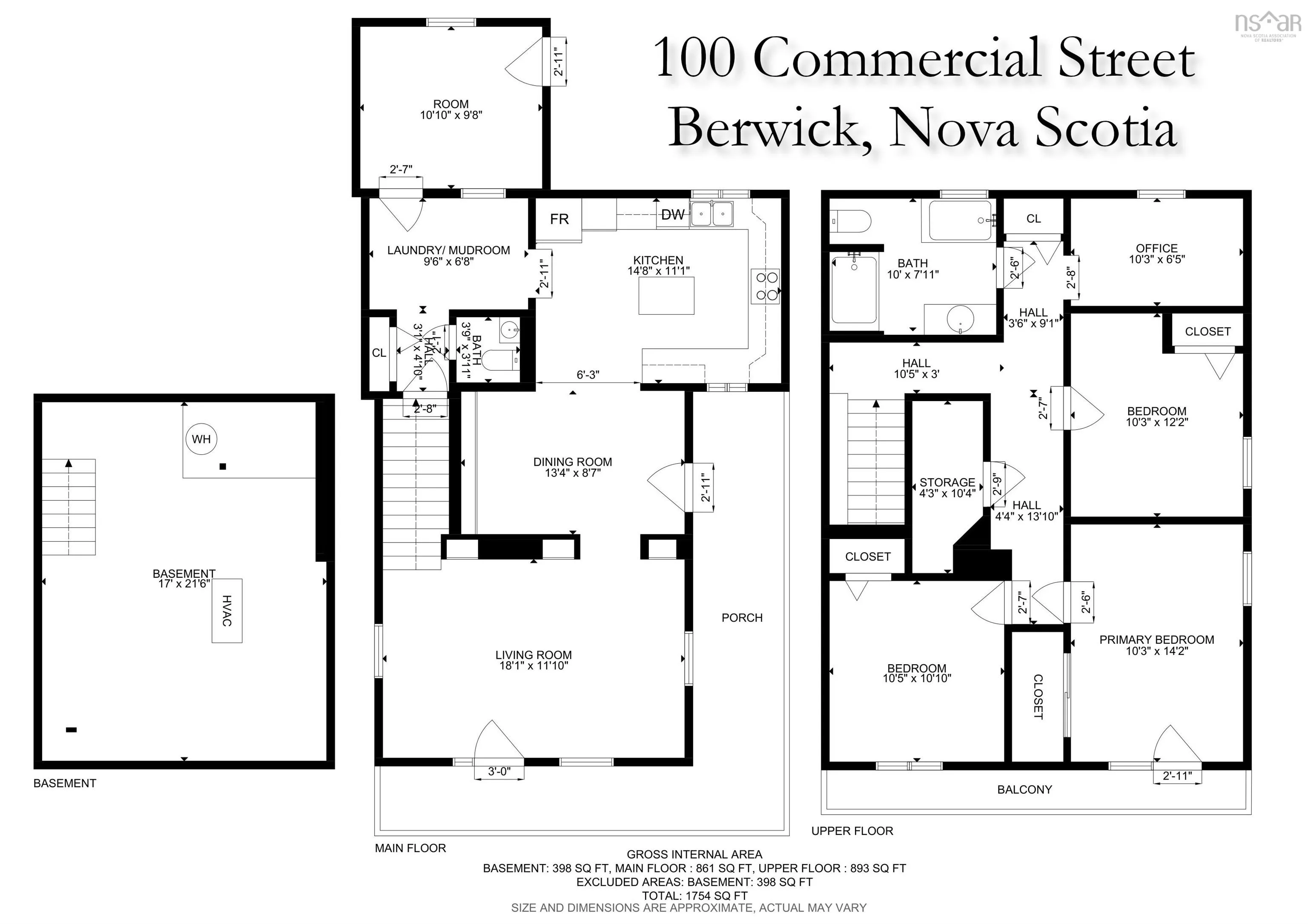 100 Commercial Street, Berwick, NS B0P 1E0, 3 Bedrooms Bedrooms, ,2 BathroomsBathrooms,Residential,For Sale,Commercial Street,202521780