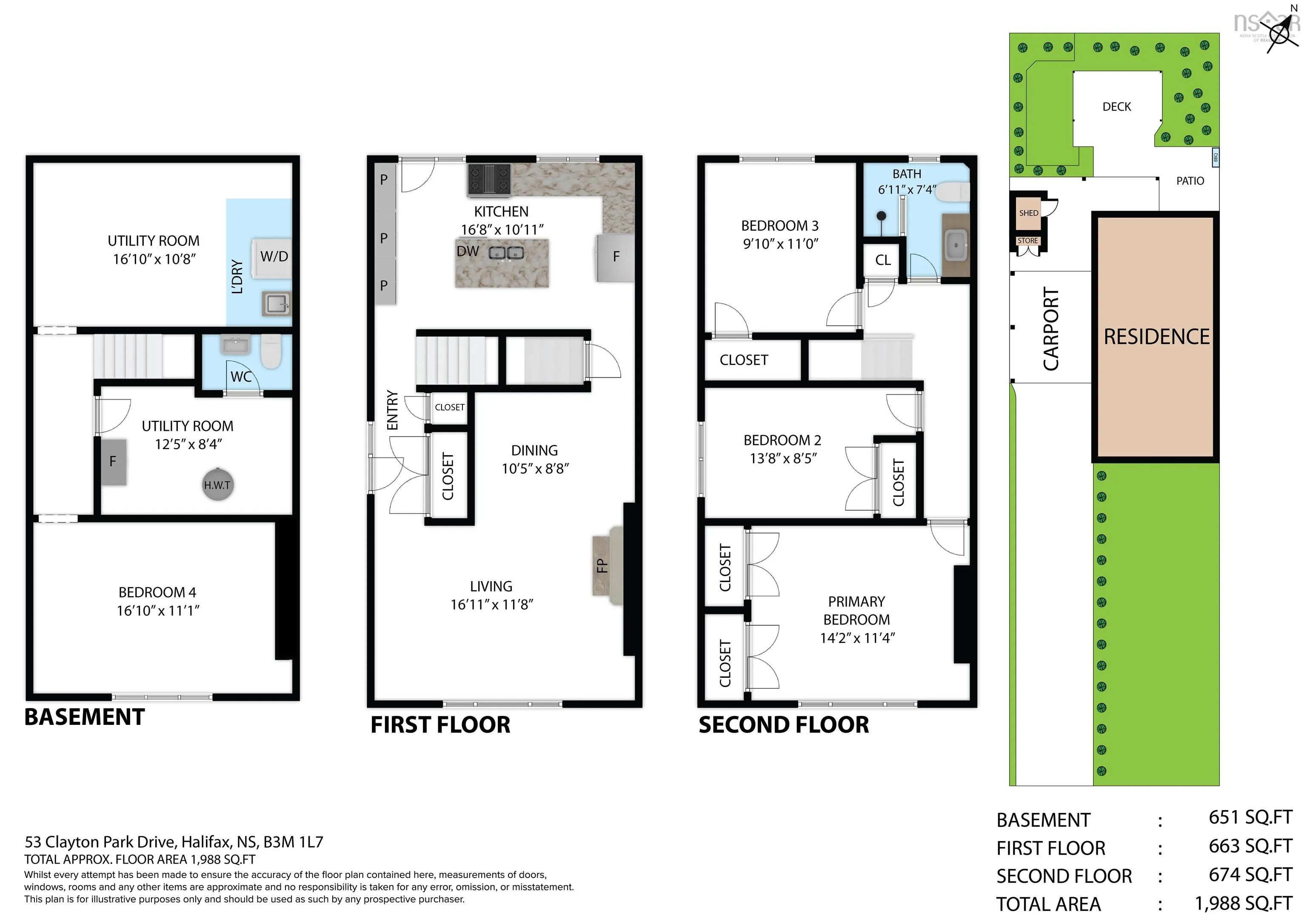 53 Clayton Park Drive, Halifax, NS B3M 1L7, 3 Bedrooms Bedrooms, ,2 BathroomsBathrooms,Residential,For Sale,Clayton Park,202523891